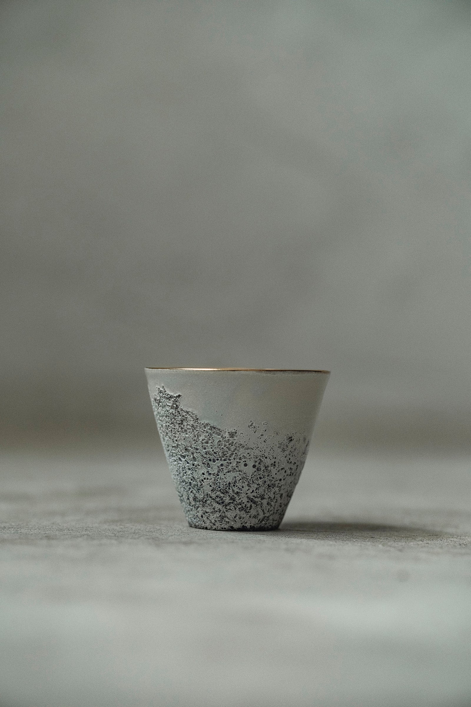 Ryuta Fukumura Silver Carbide Flower Vase 57