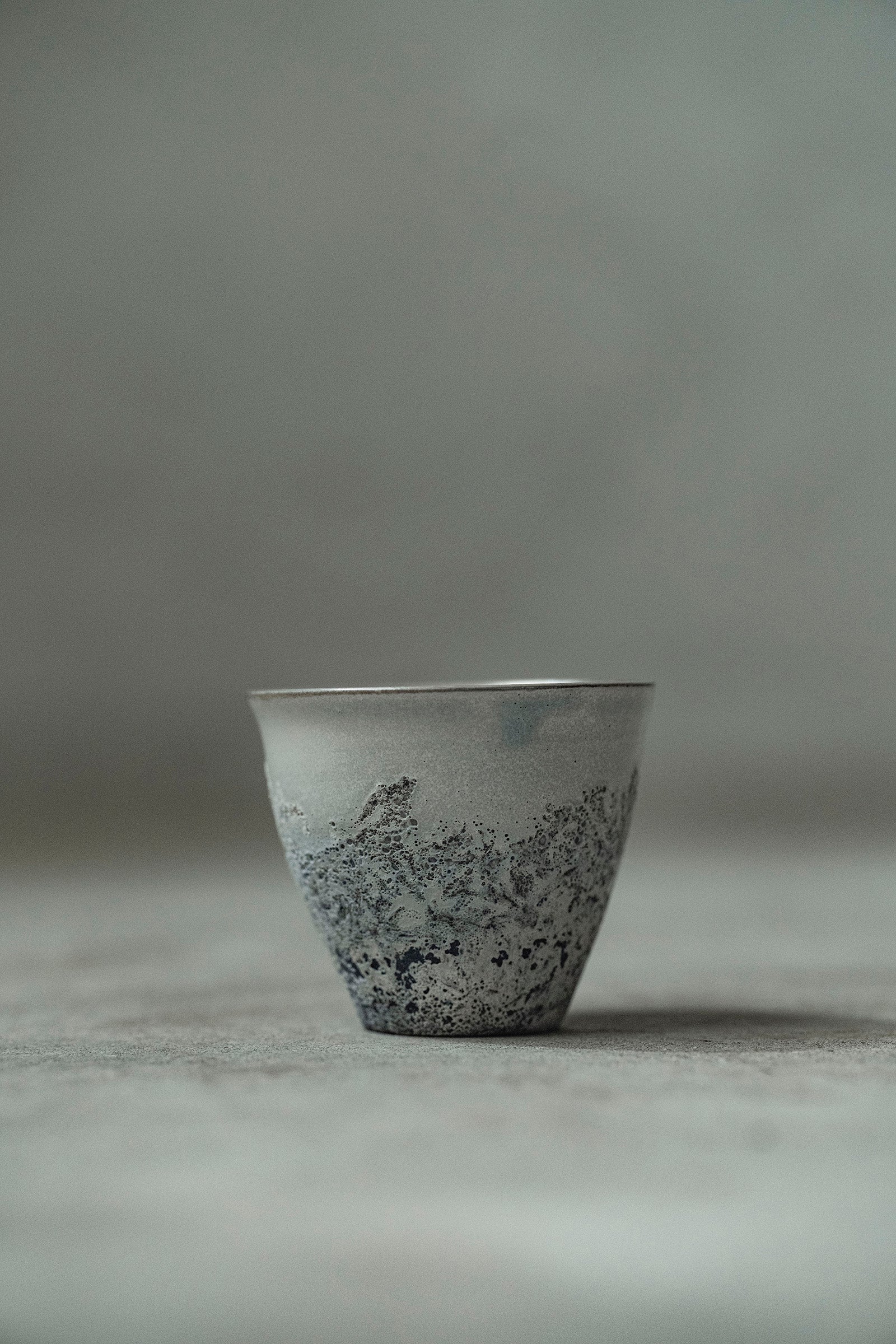 Ryuta Fukumura Silver Carbide Flower Vase 57
