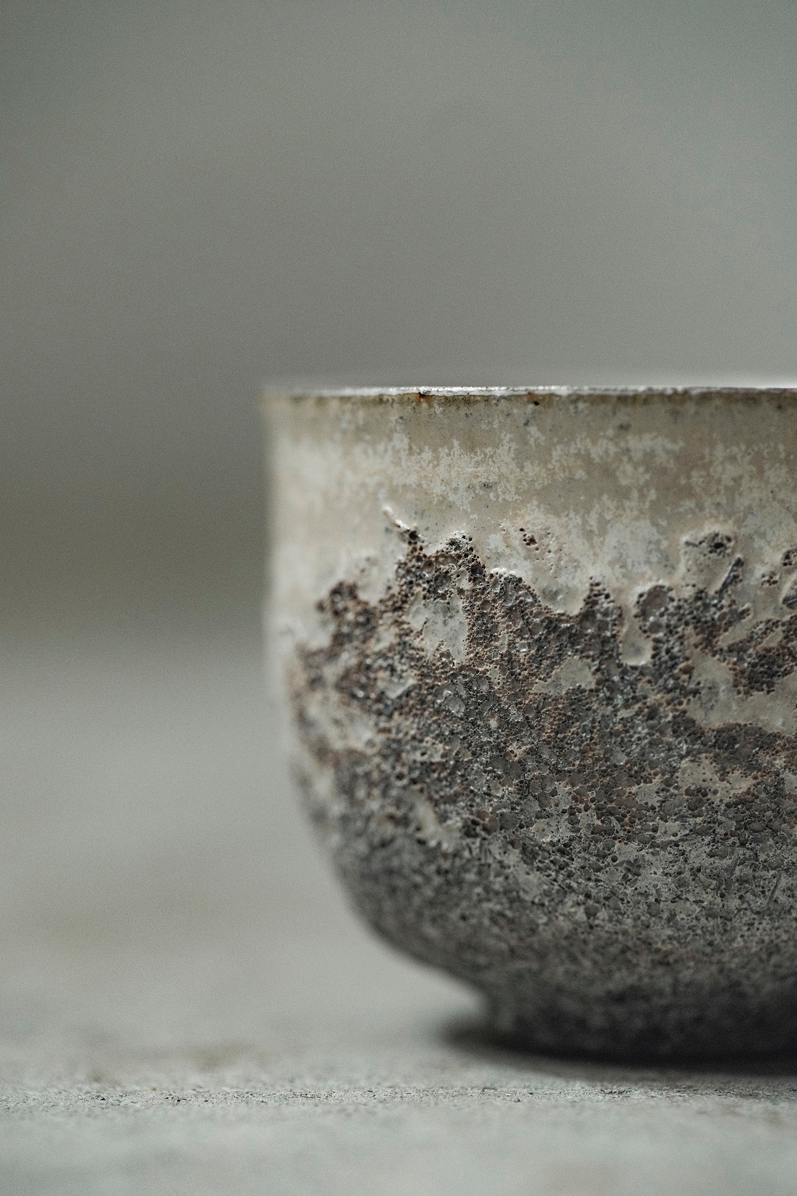 Ryuta Fukumura Silver Carbide Flower Vase 57