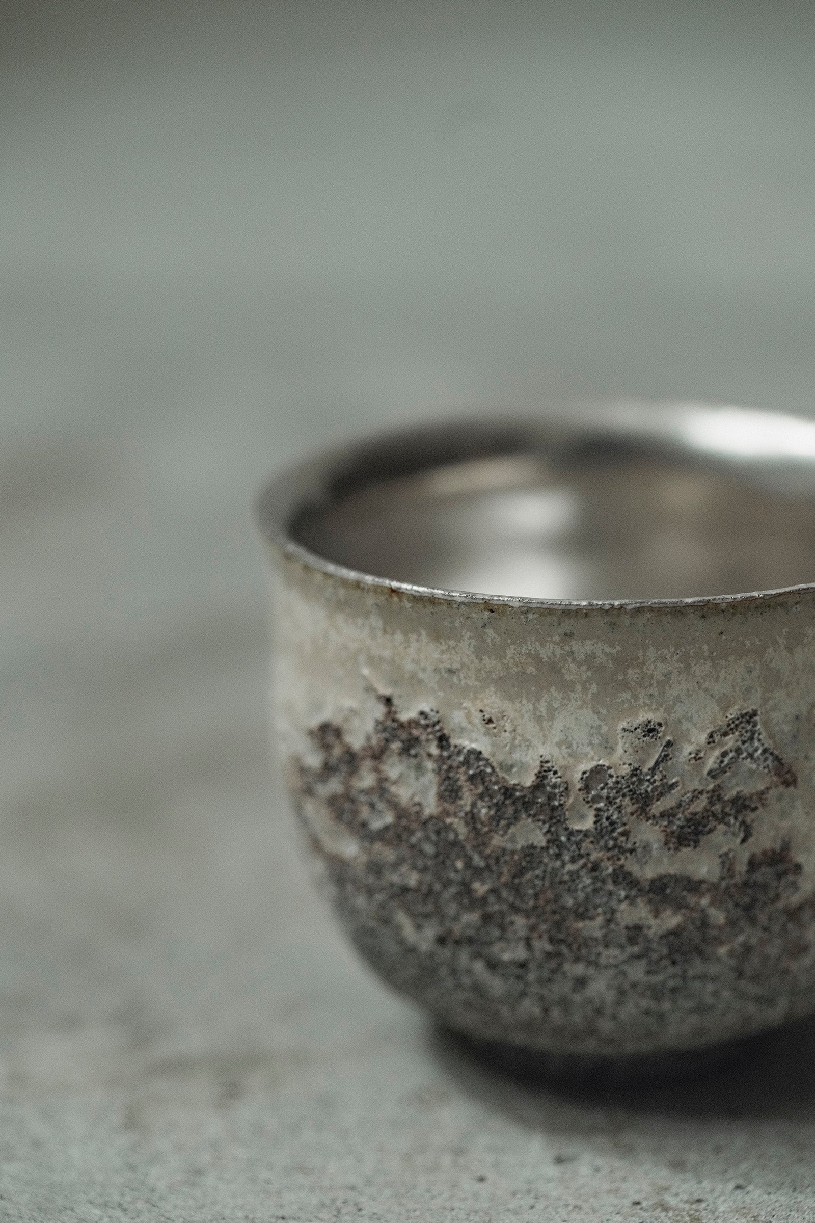 Ryuta Fukumura Silver Carbide Flower Vase 57