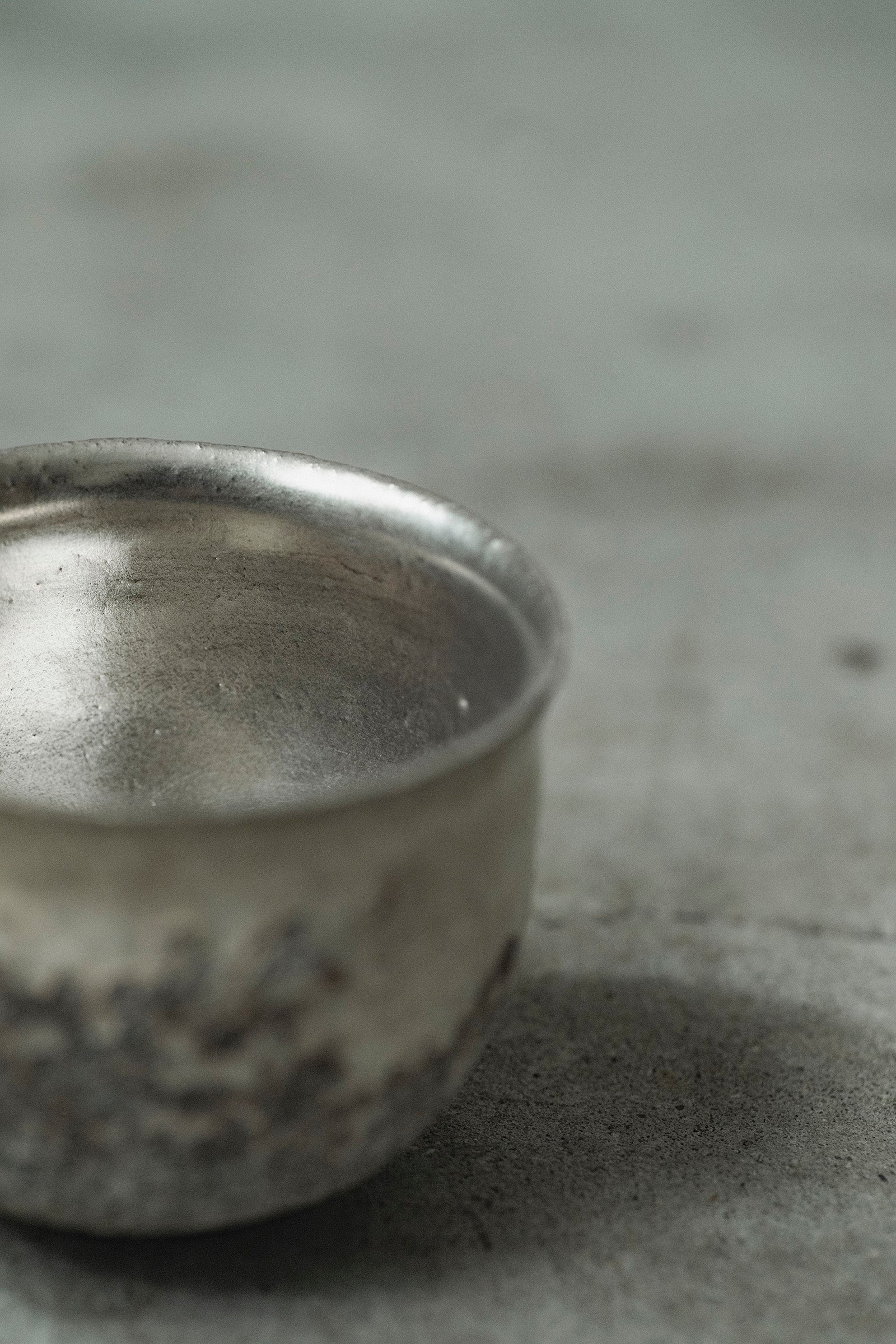 Ryuta Fukumura Silver Carbide Flower Vase 57