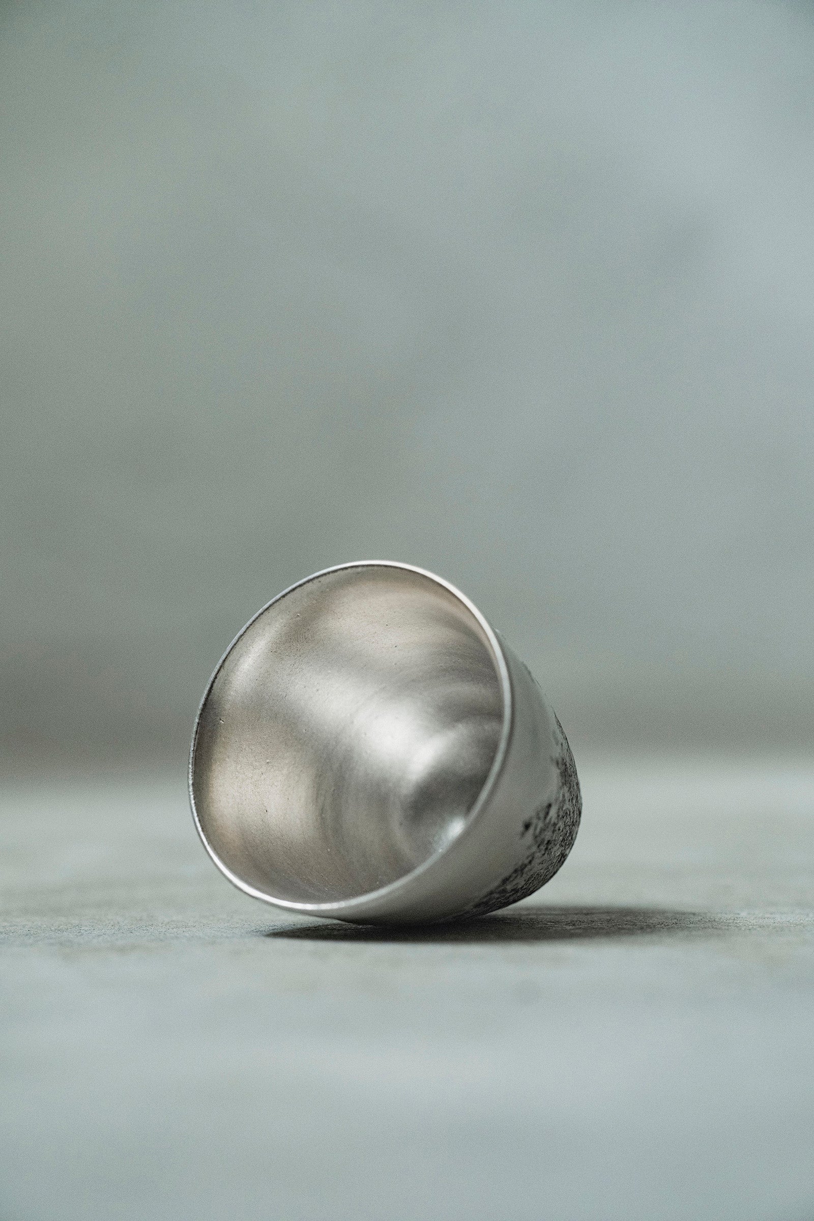 Ryuta Fukumura Silver Carbide Flower Vase 57