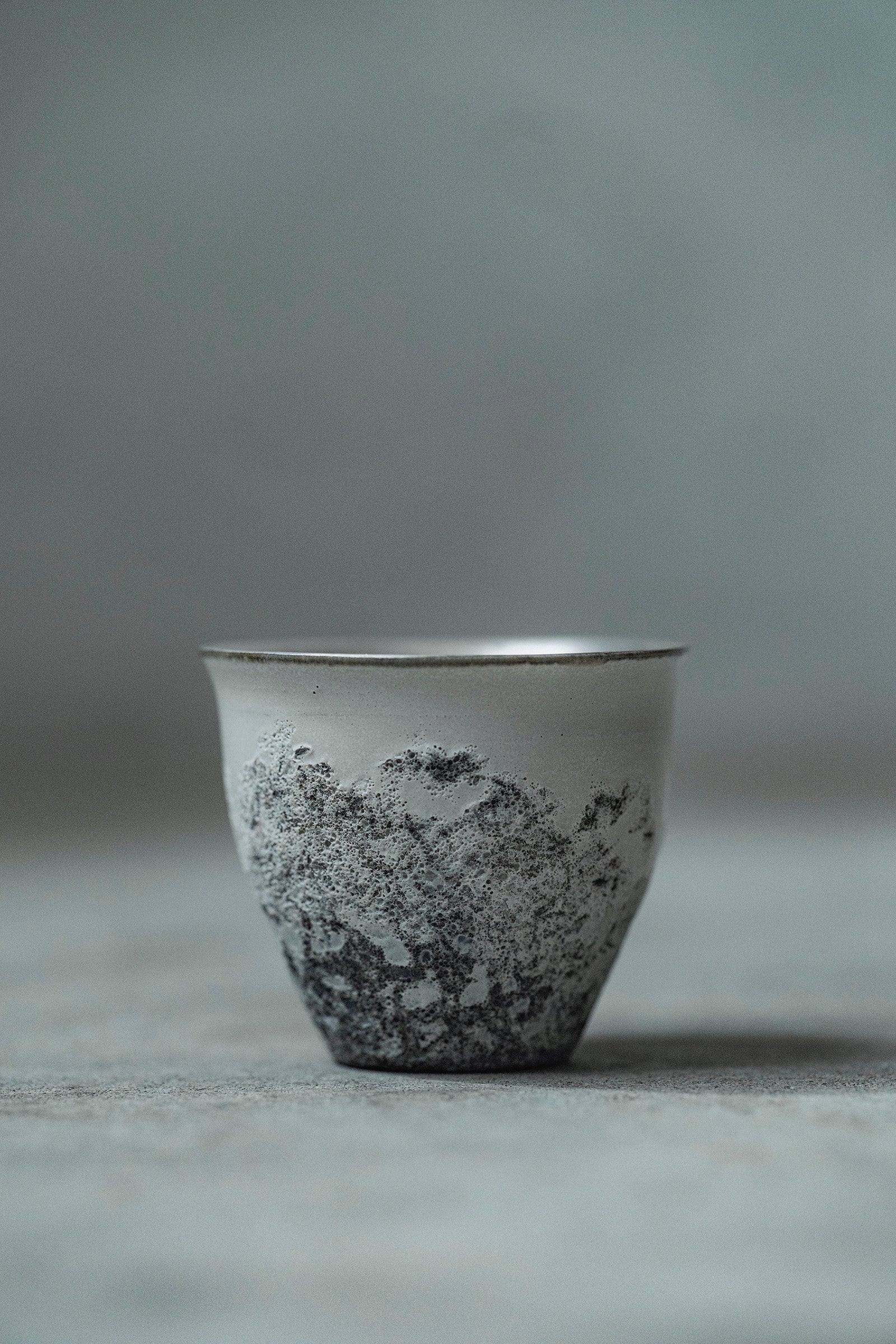 Ryuta Fukumura Silver Carbide Flower Vase 57