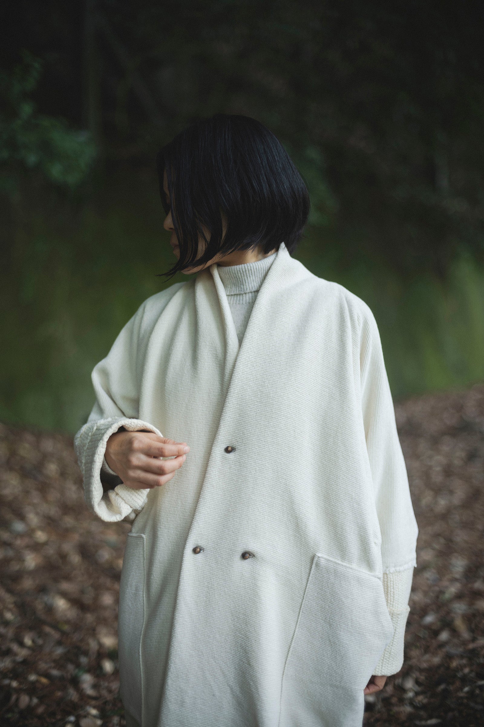 居相 百九十四 白練毛羽綿太刺子羽織