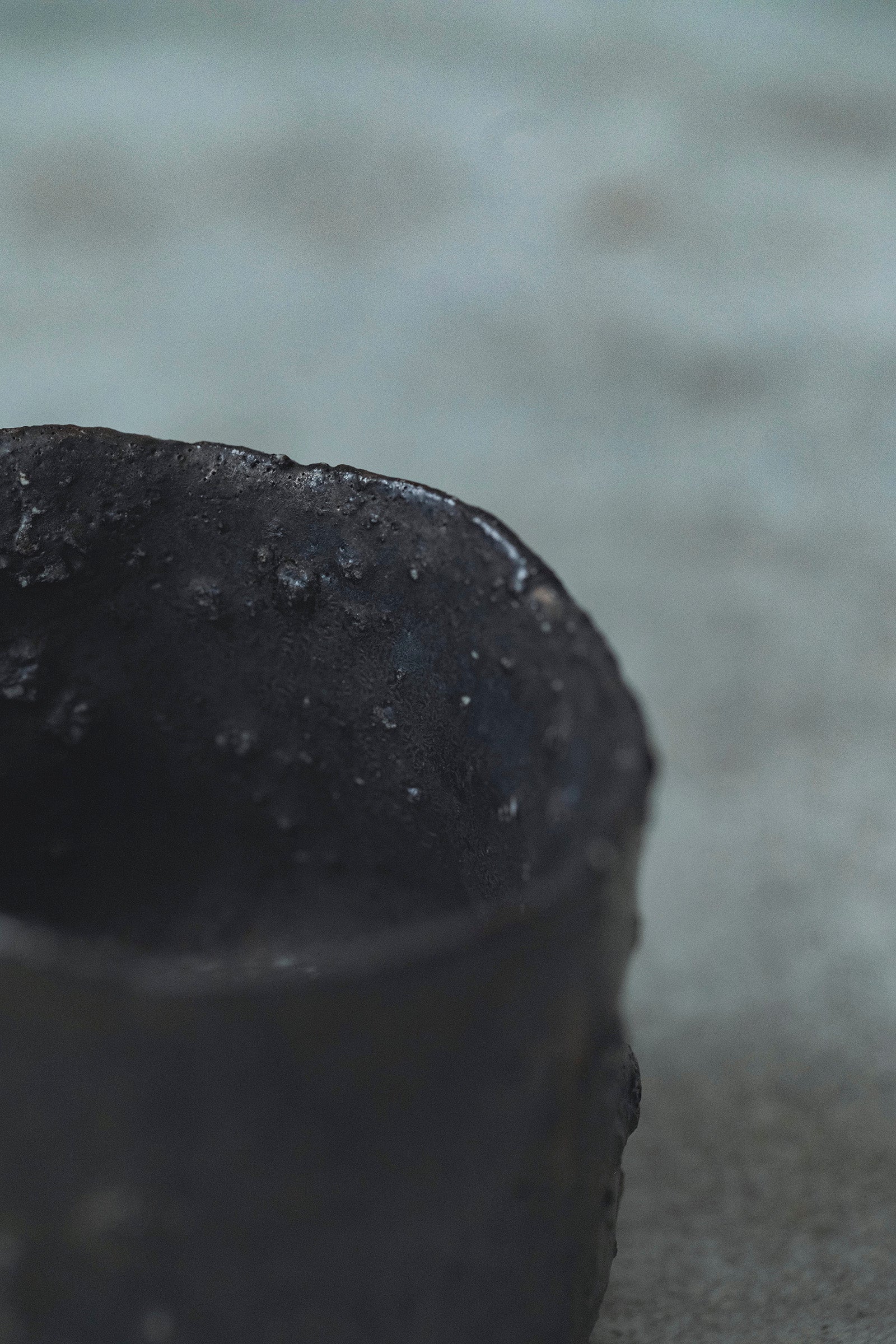 Ryuta Fukumura Silver Carbide Flower Vase 57