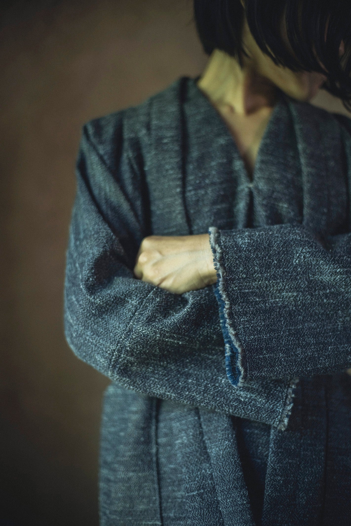 居相 百四十五 青耀毛絹長襟身衣