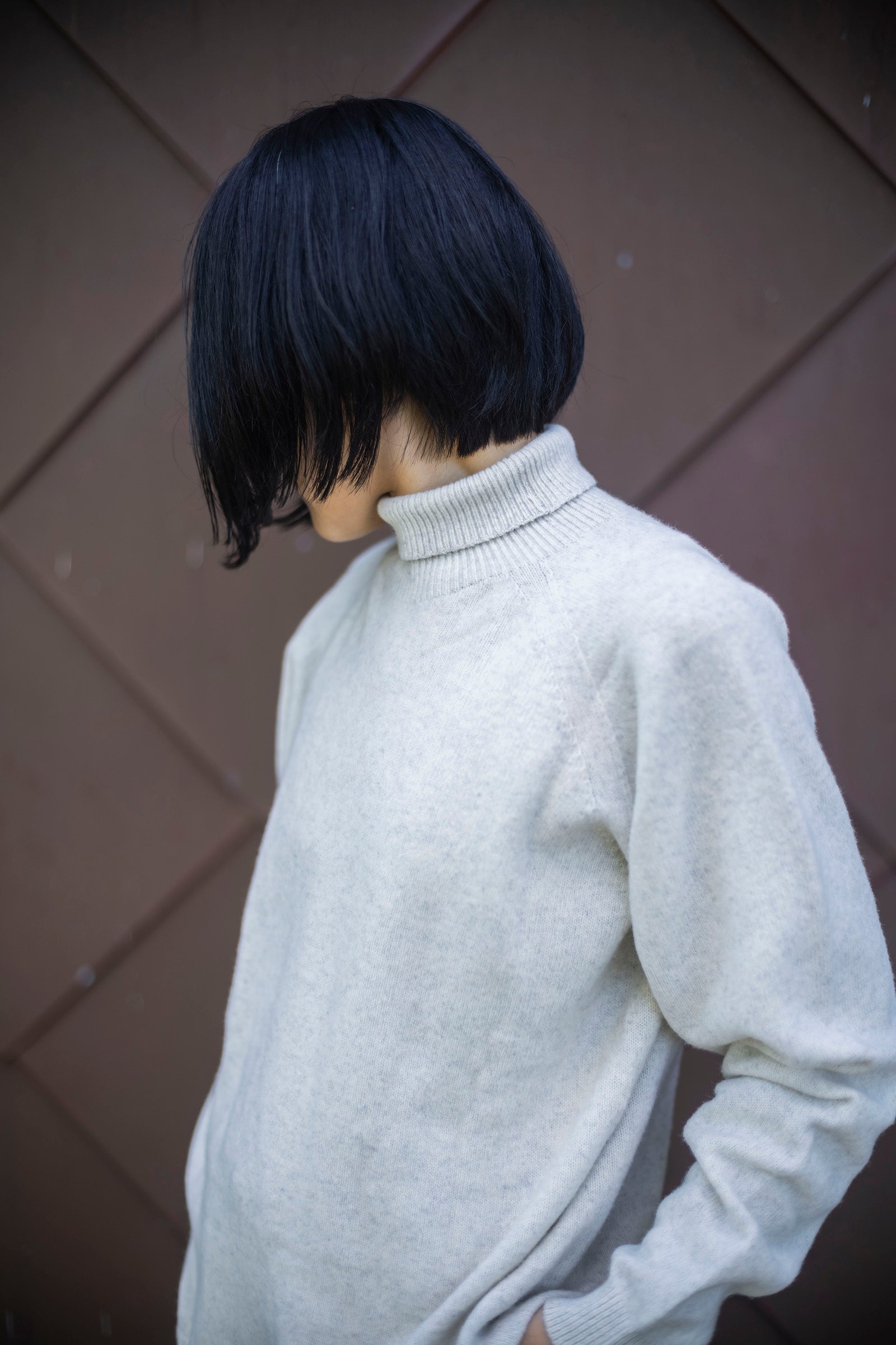 MITTAN KN-34 ウルグアイウールタートルセーター