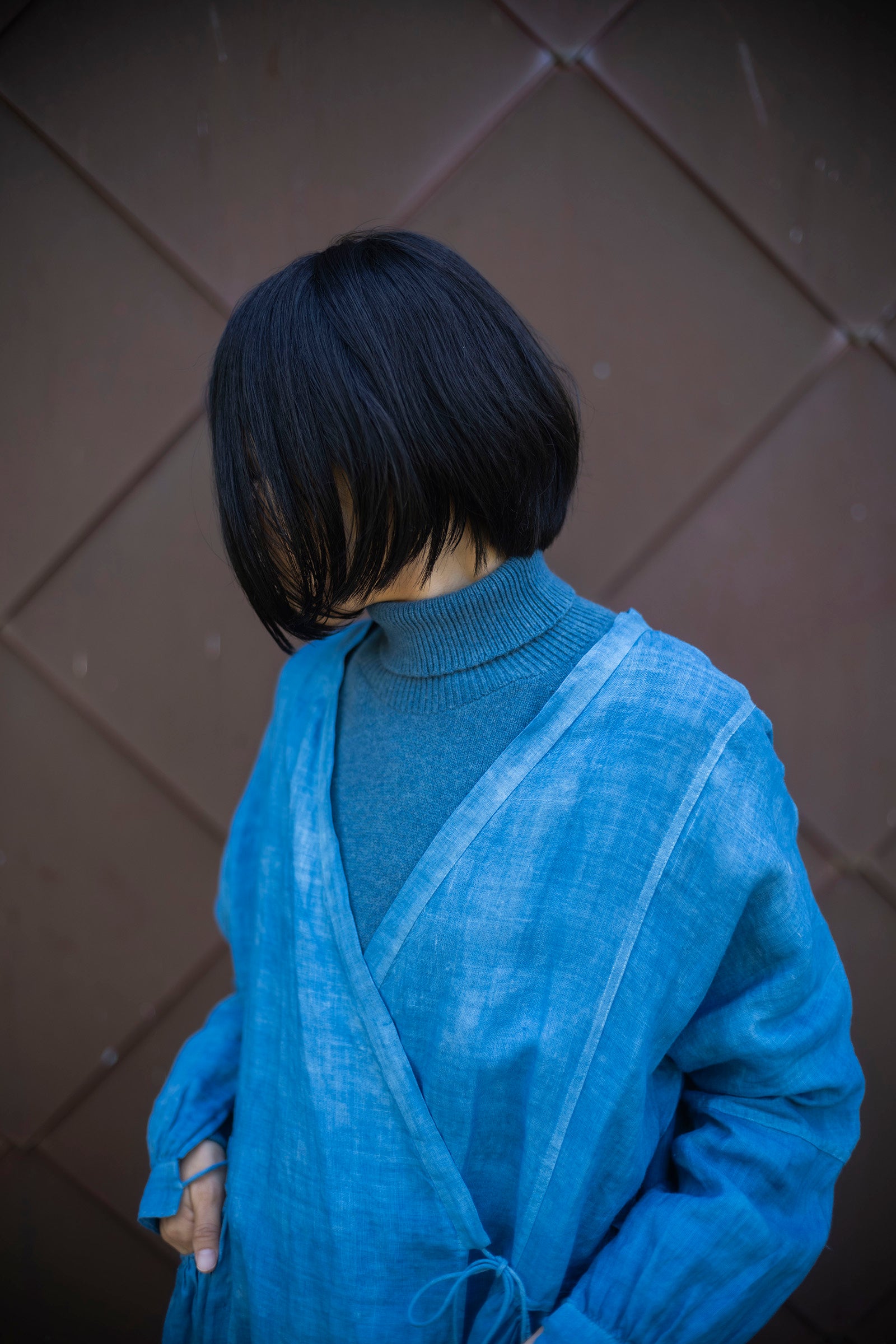 MITTAN KN-34 ウルグアイウールタートルセーター