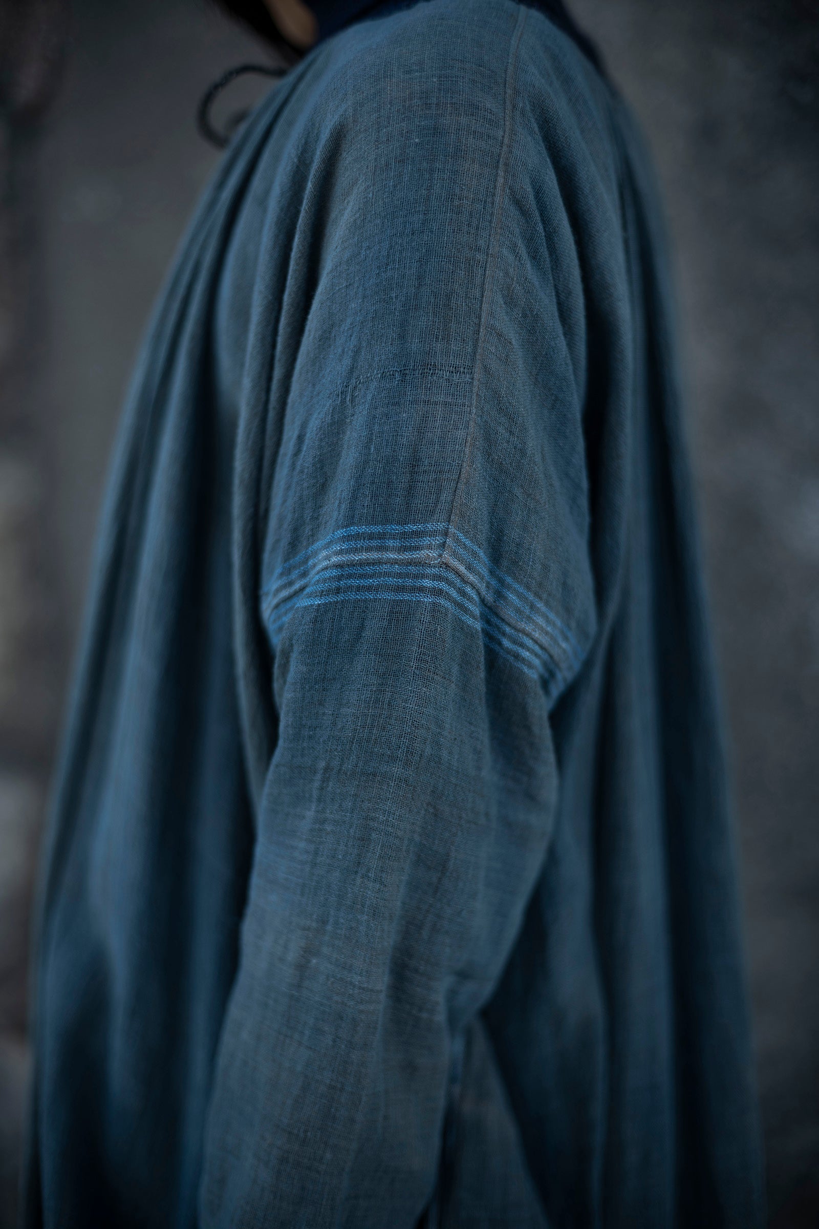 野原 Neck gathered dress 2