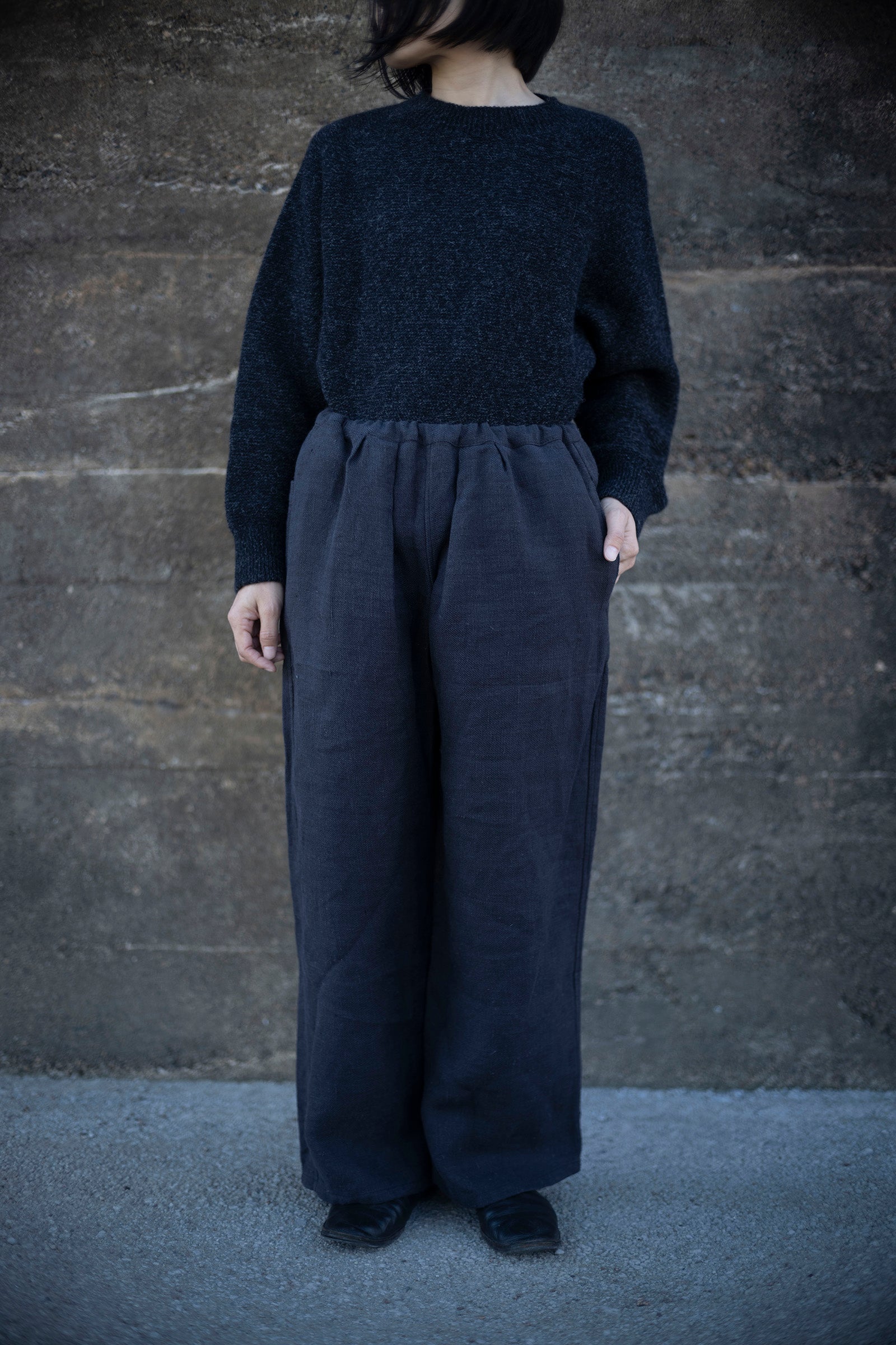 野原 back pocket pants