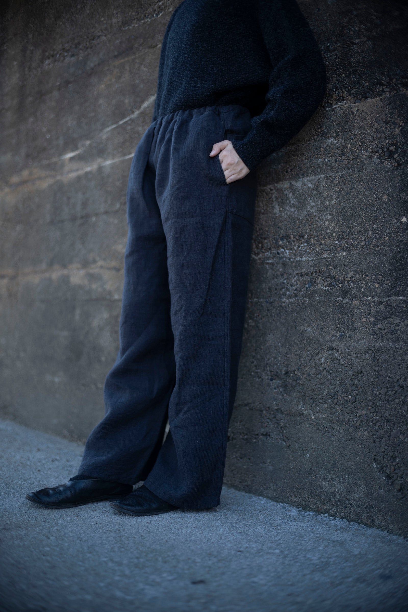 野原 back pocket pants