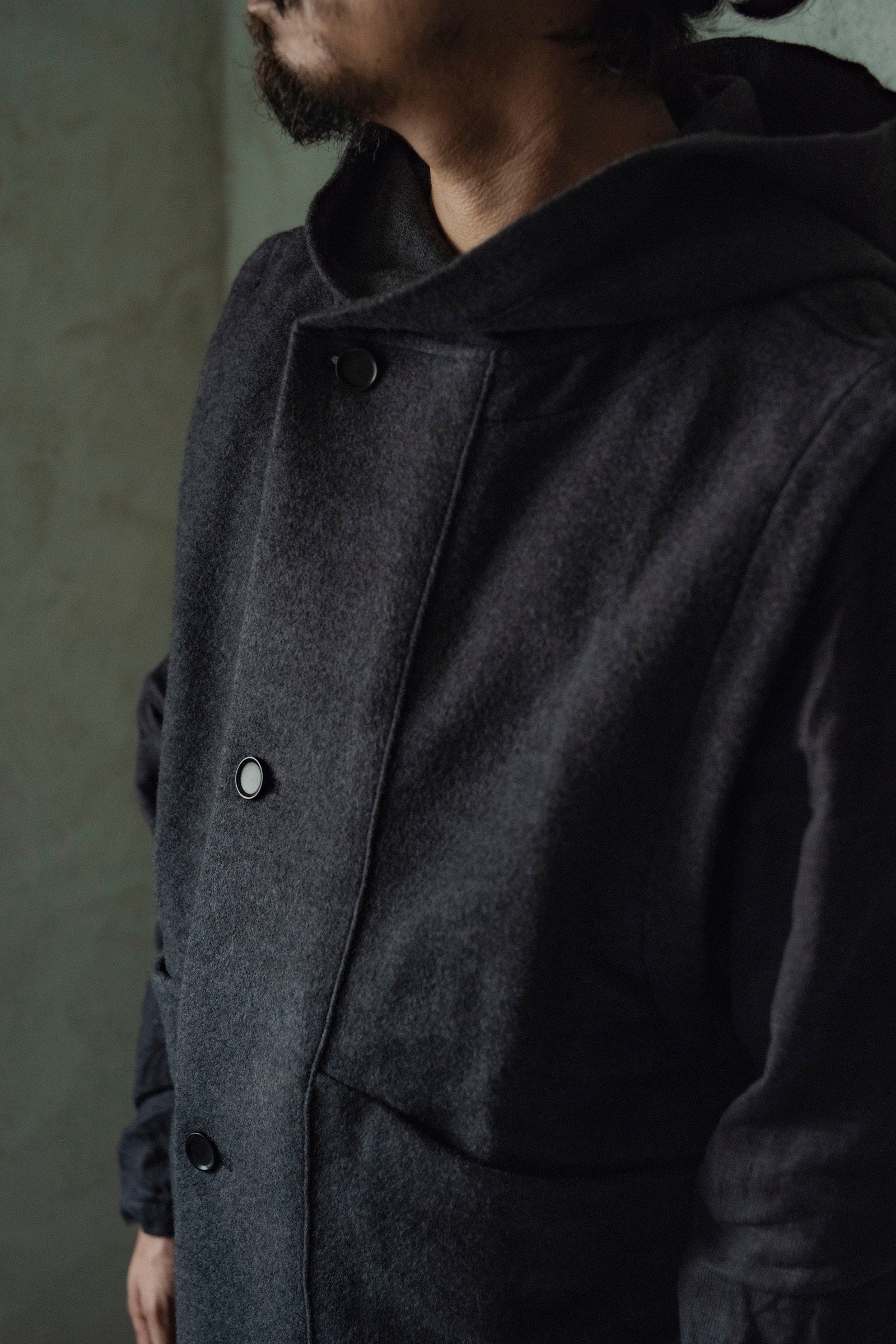 MITTAN JK-61 Wool Alpaca Boa Jacket