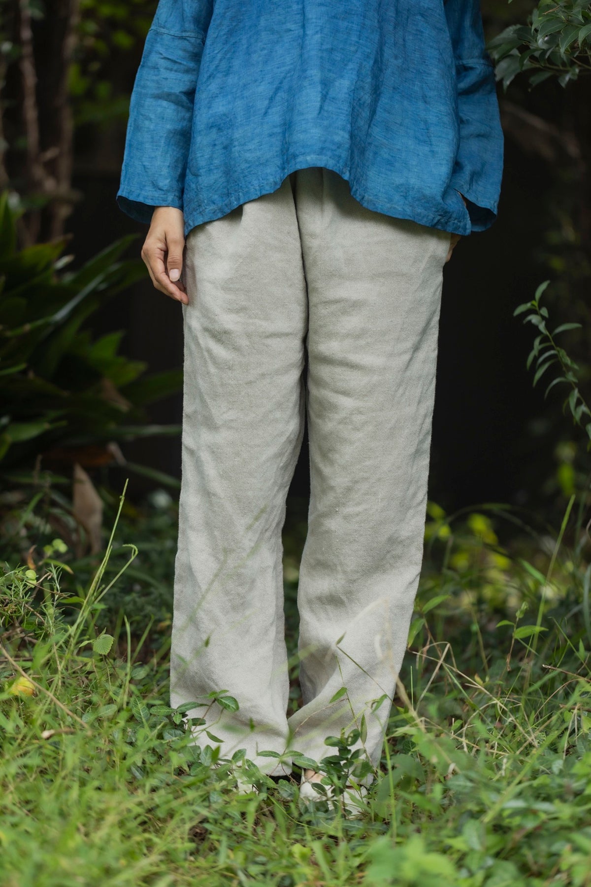 野原 back pocket pants