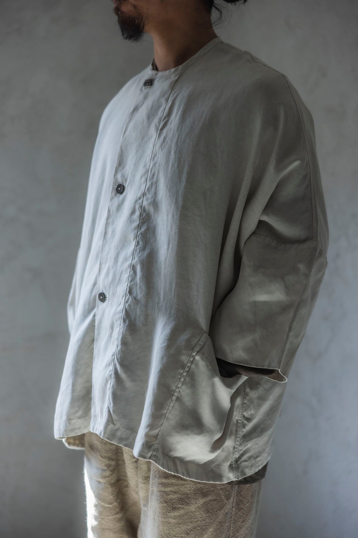 MITTAN さざ波大麻ワイドジャケット JK-68B