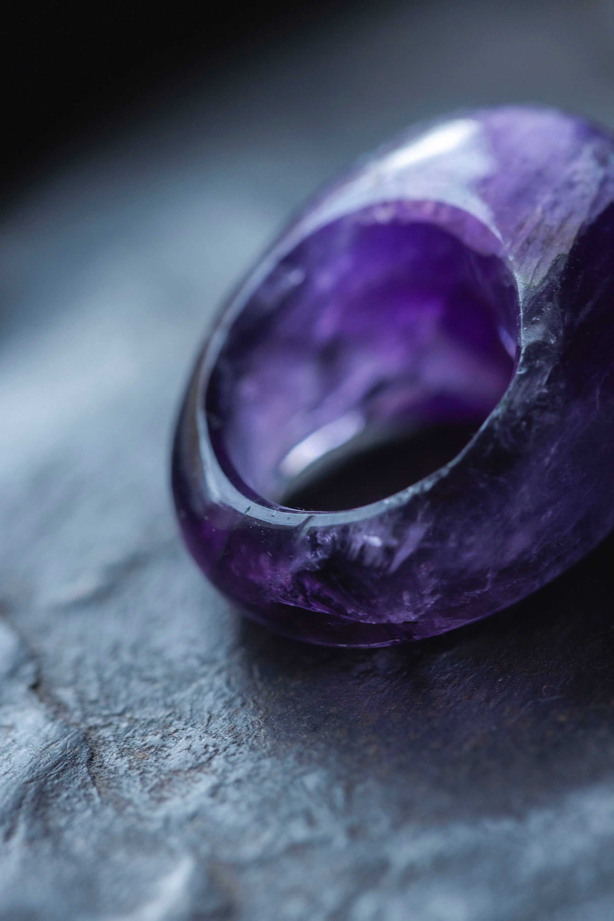 amethyst ring (round)