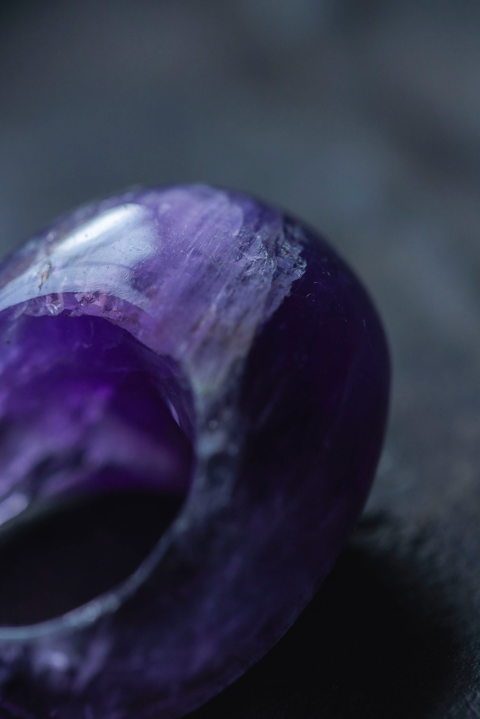 amethyst ring (round)