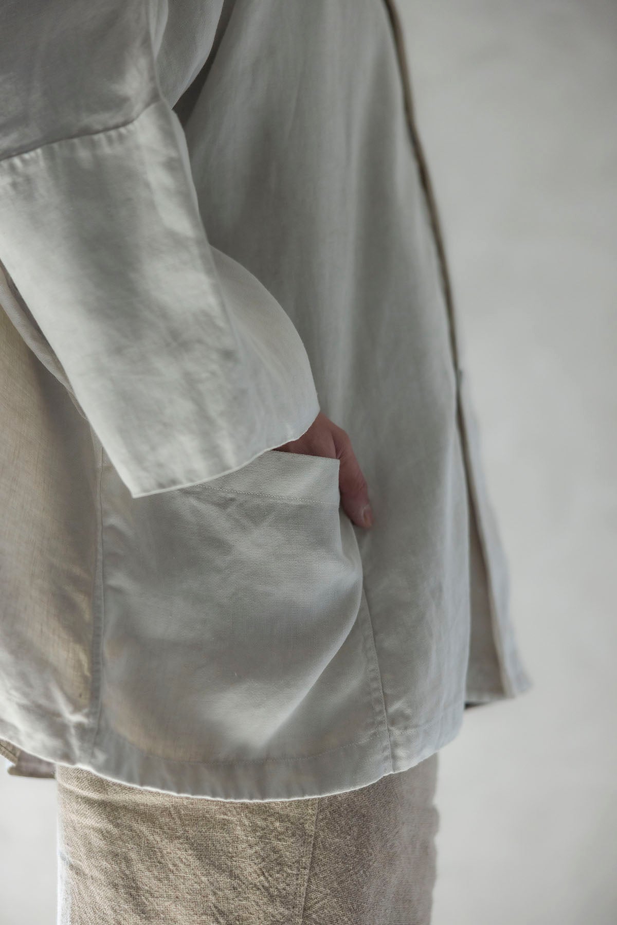 MITTAN さざ波大麻ワイドジャケット JK-68B