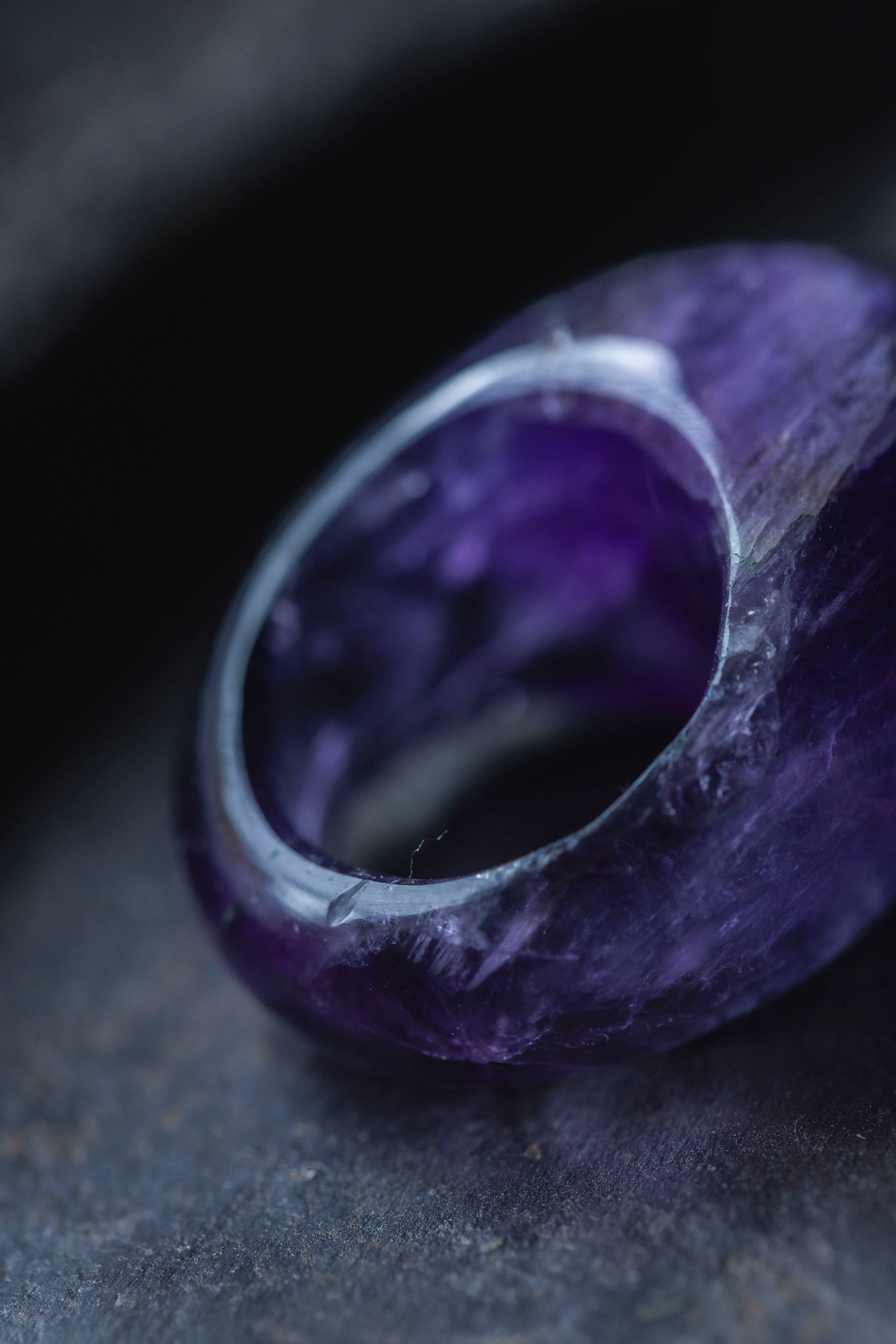amethyst ring (round)