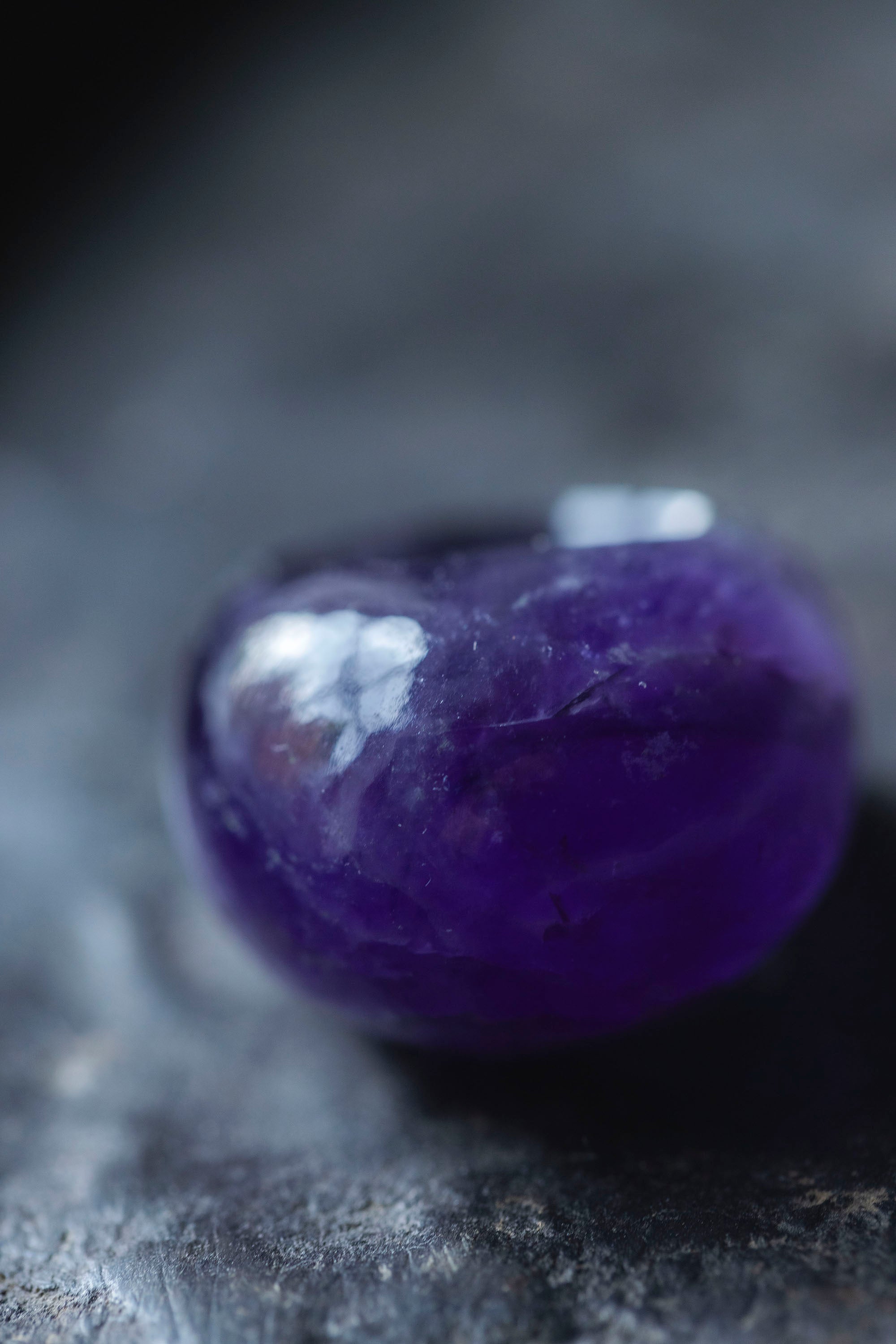 amethyst ring (round)