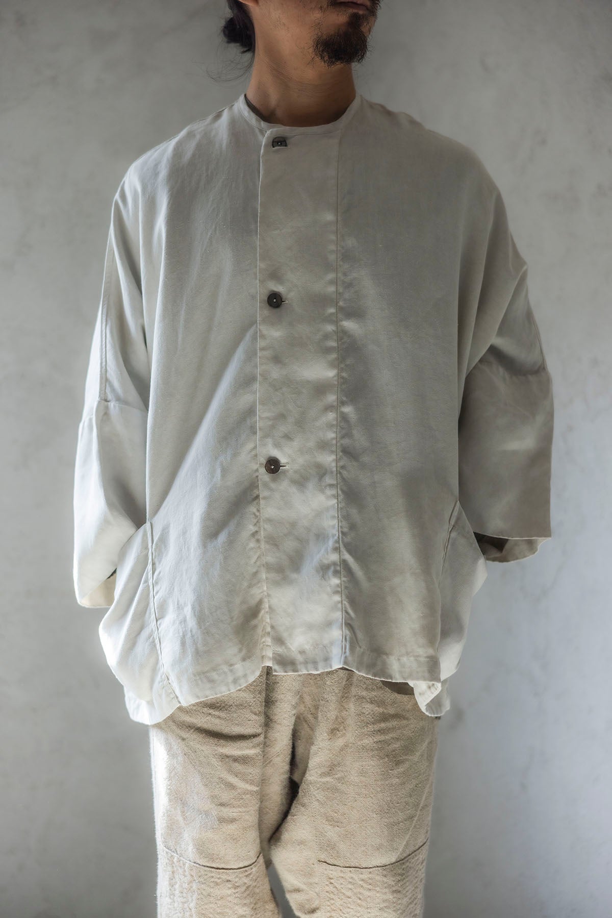 MITTAN さざ波大麻ワイドジャケット JK-68B