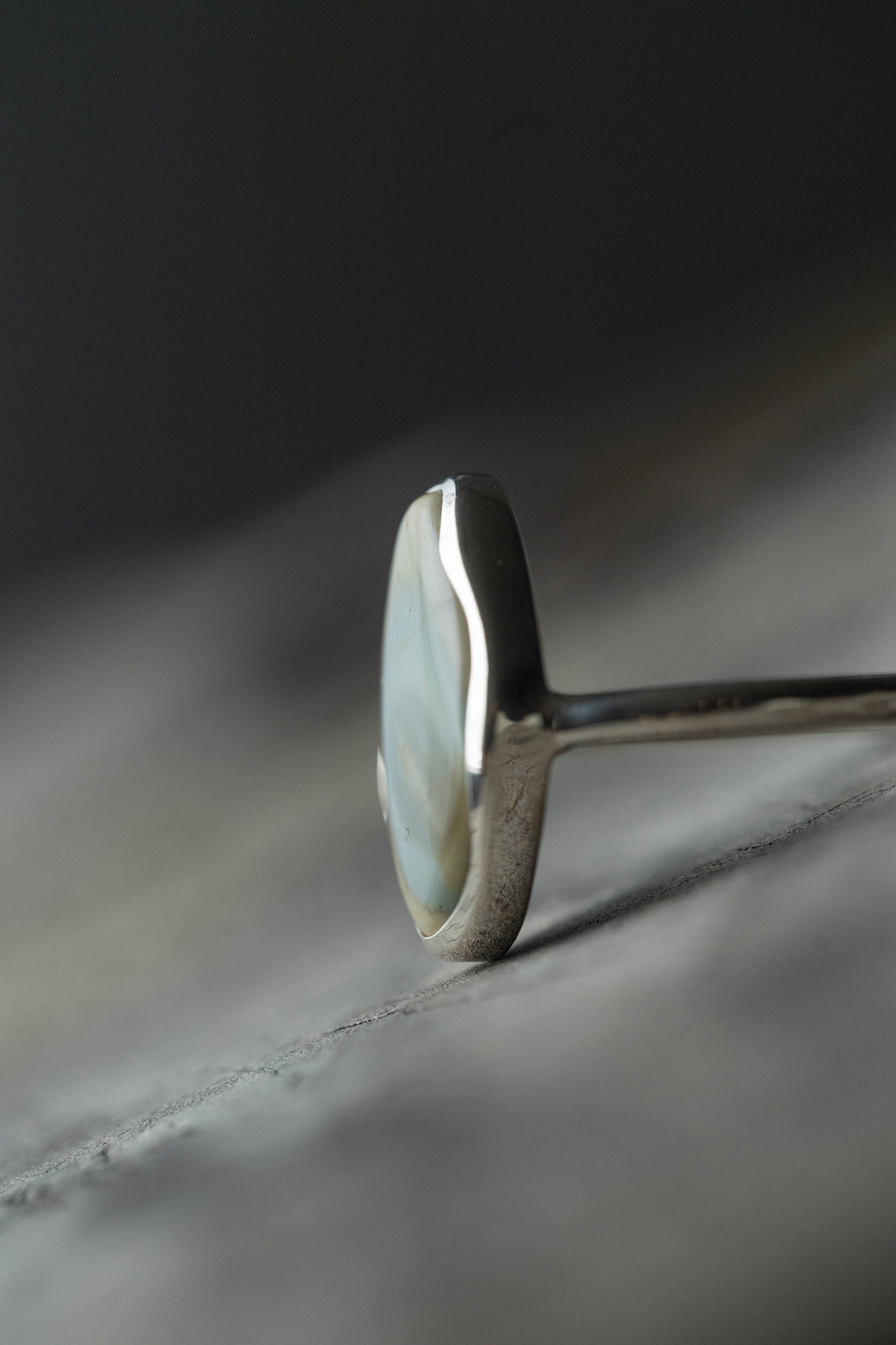 silver ring  2mm  jasper 　　　　　