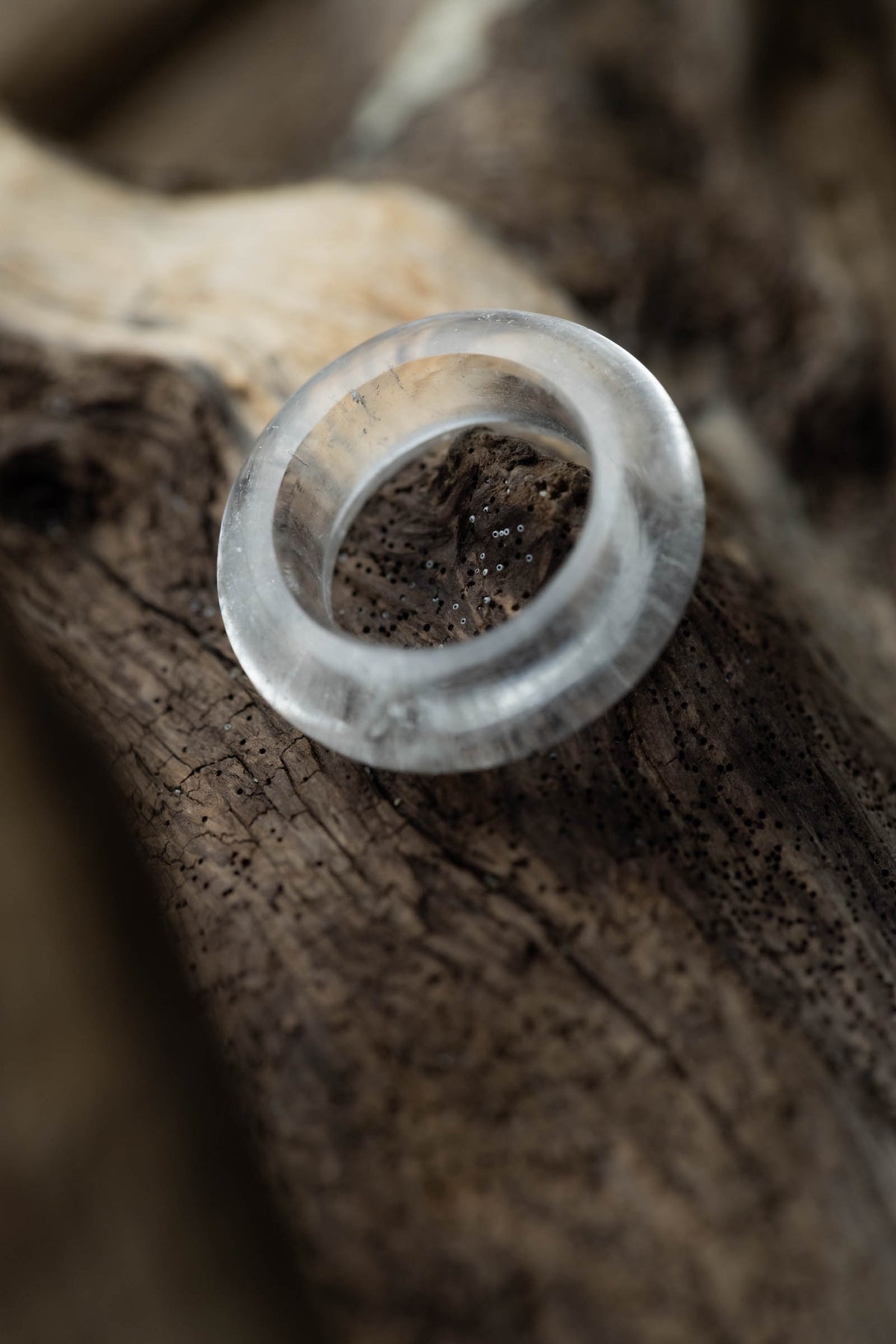 crystal ring (flat)#8.5