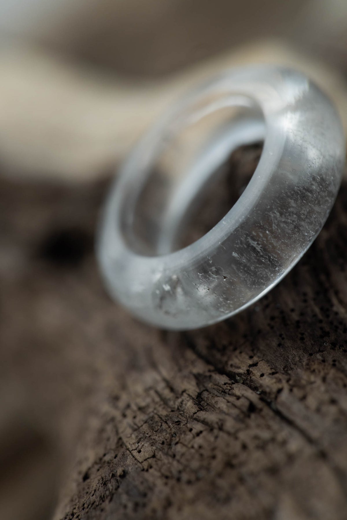 crystal ring (flat)#8.5