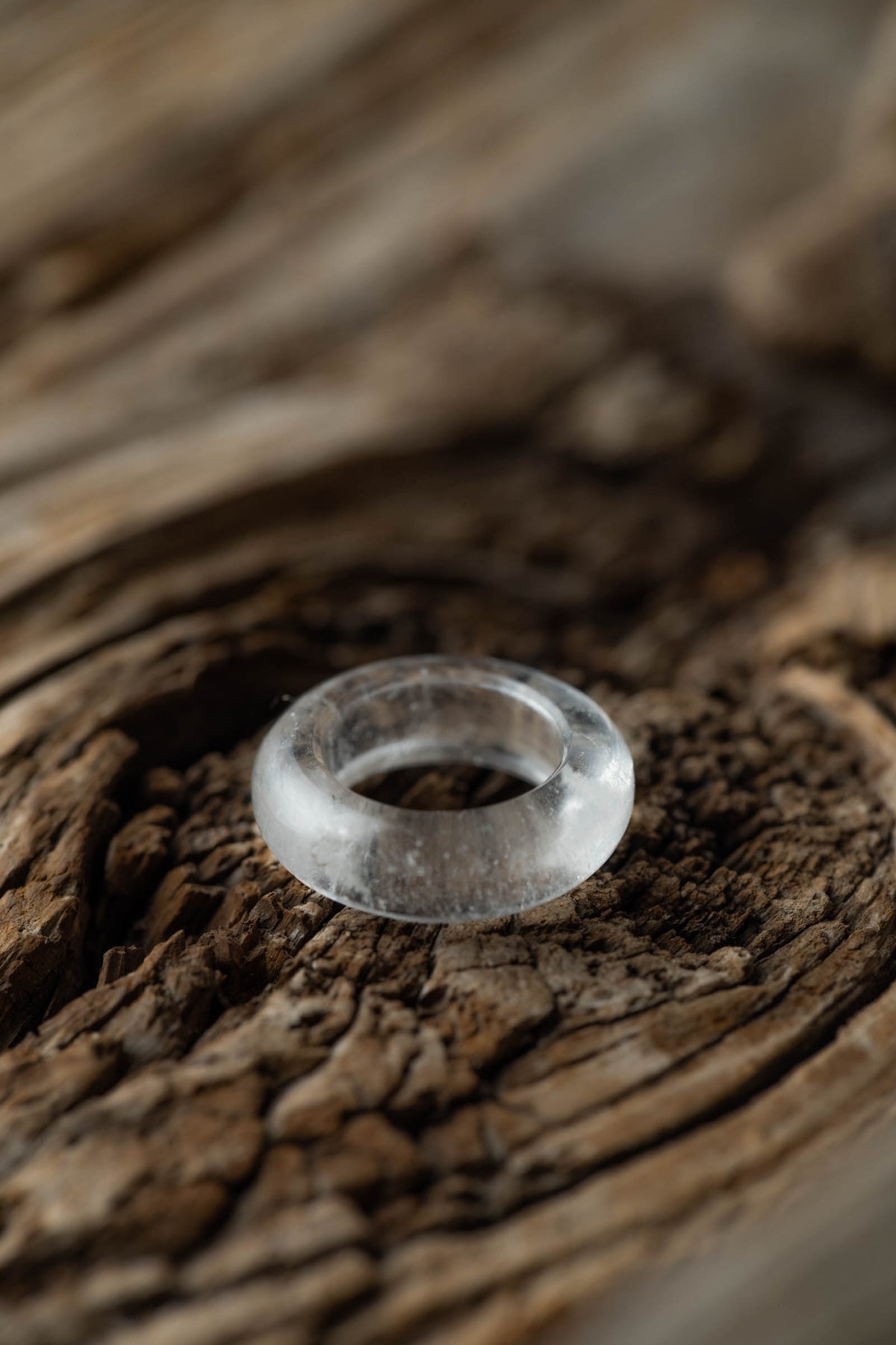 crystal ring (flat)#8.5