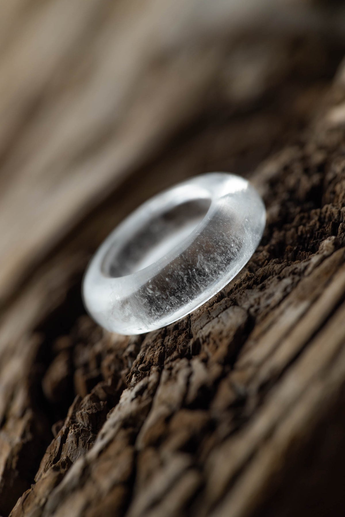 crystal ring (flat)#8.5