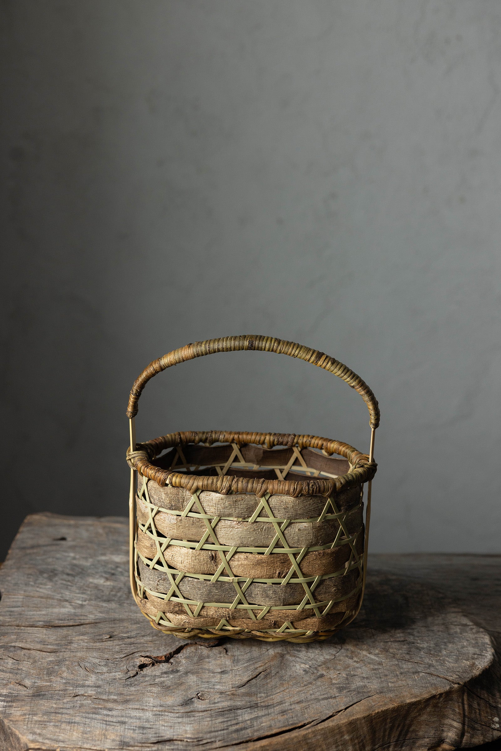 㓛刀 匡允 日々ノ樹皮籠 鬼胡桃2