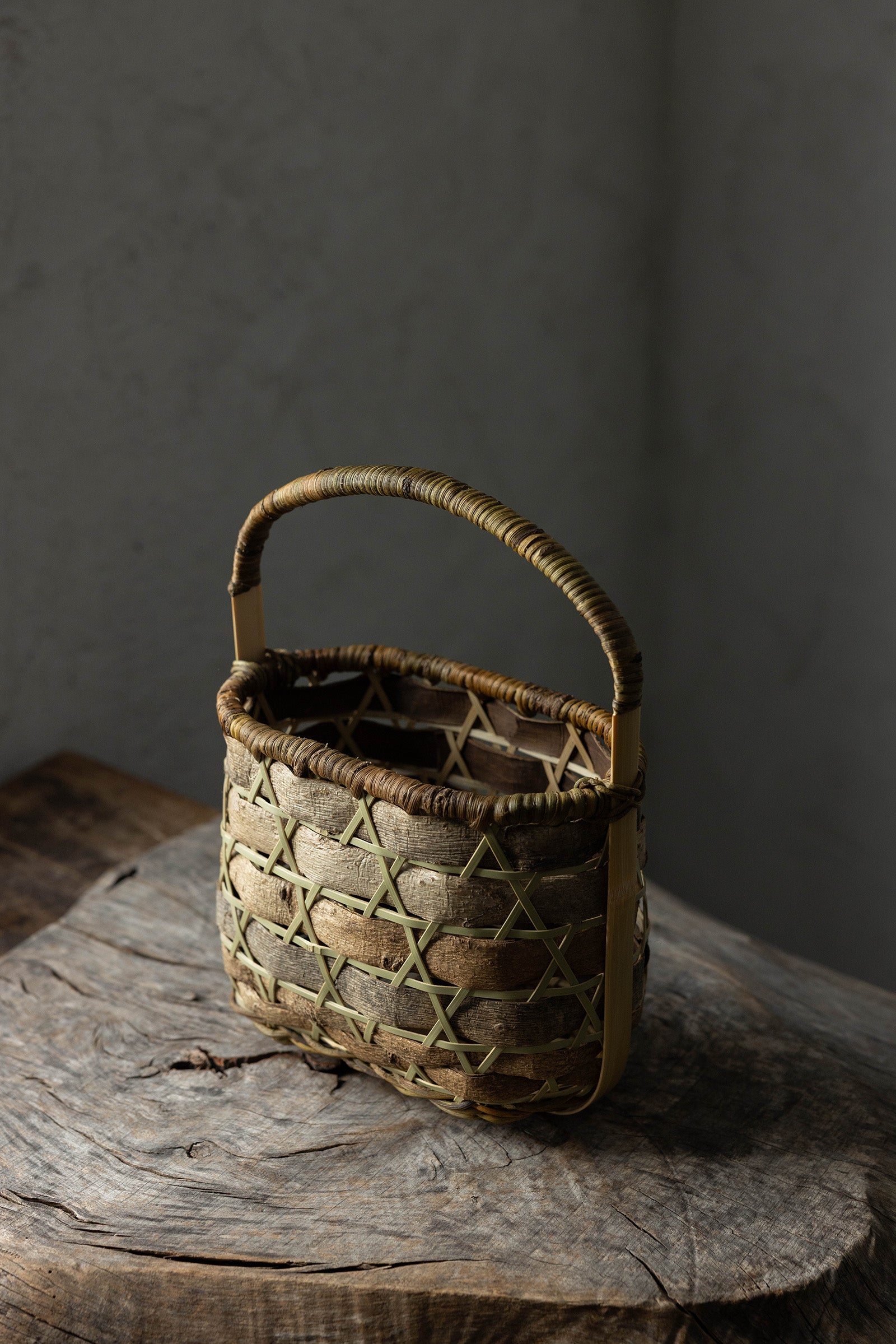 㓛刀 匡允 日々ノ樹皮籠 鬼胡桃2