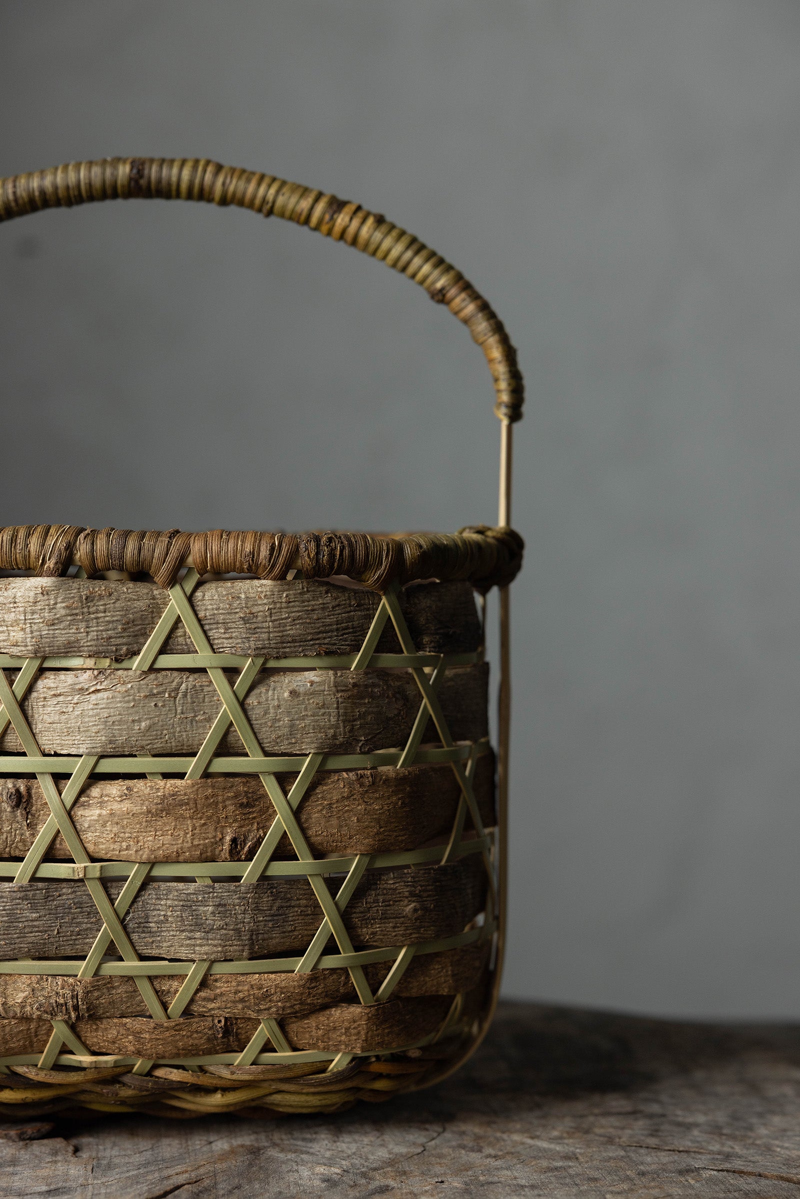 㓛刀 匡允 日々ノ樹皮籠 鬼胡桃2