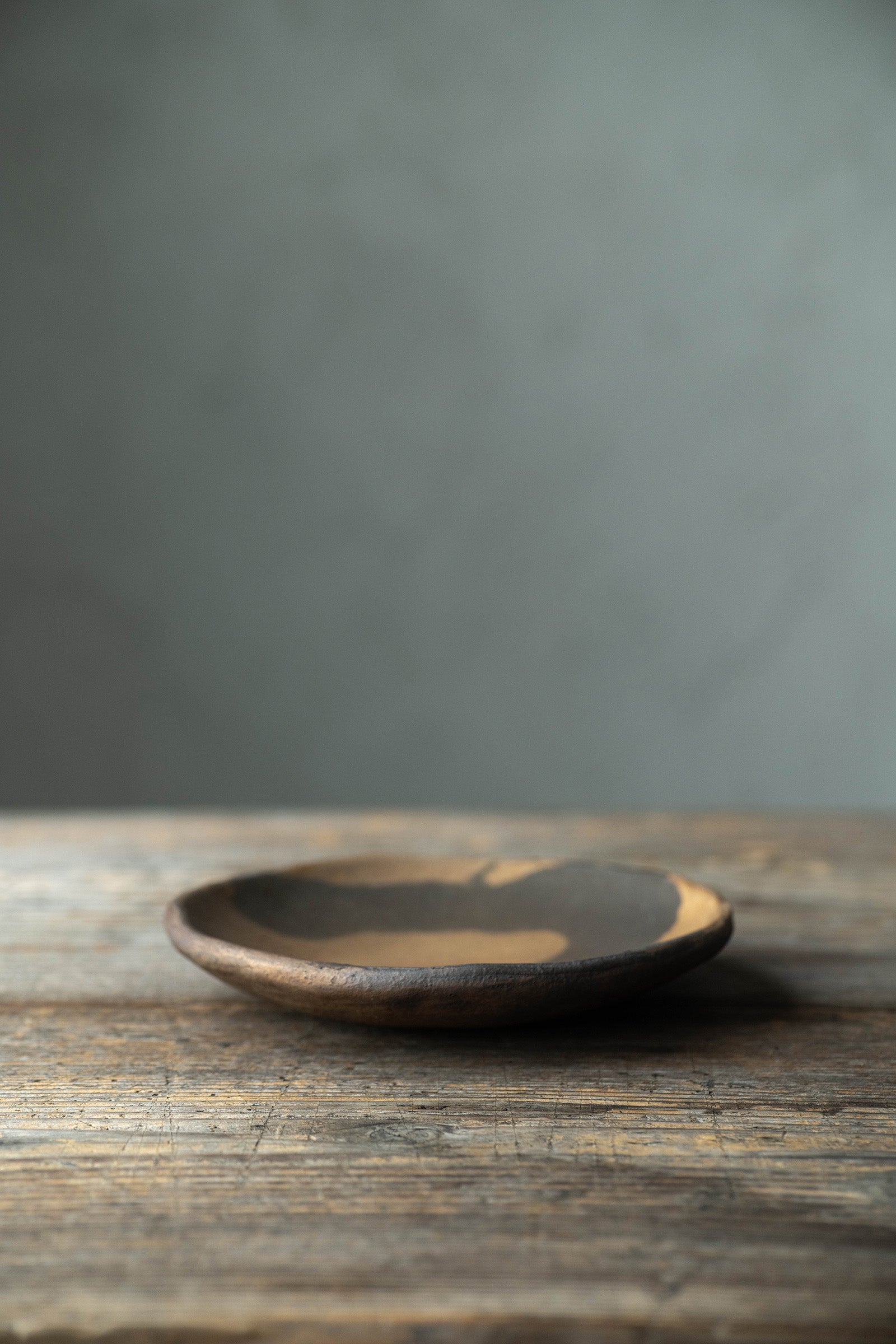 Yoji Yamada soft ceramic yellow pleated bowl, small size Y60-1, 3 pieces