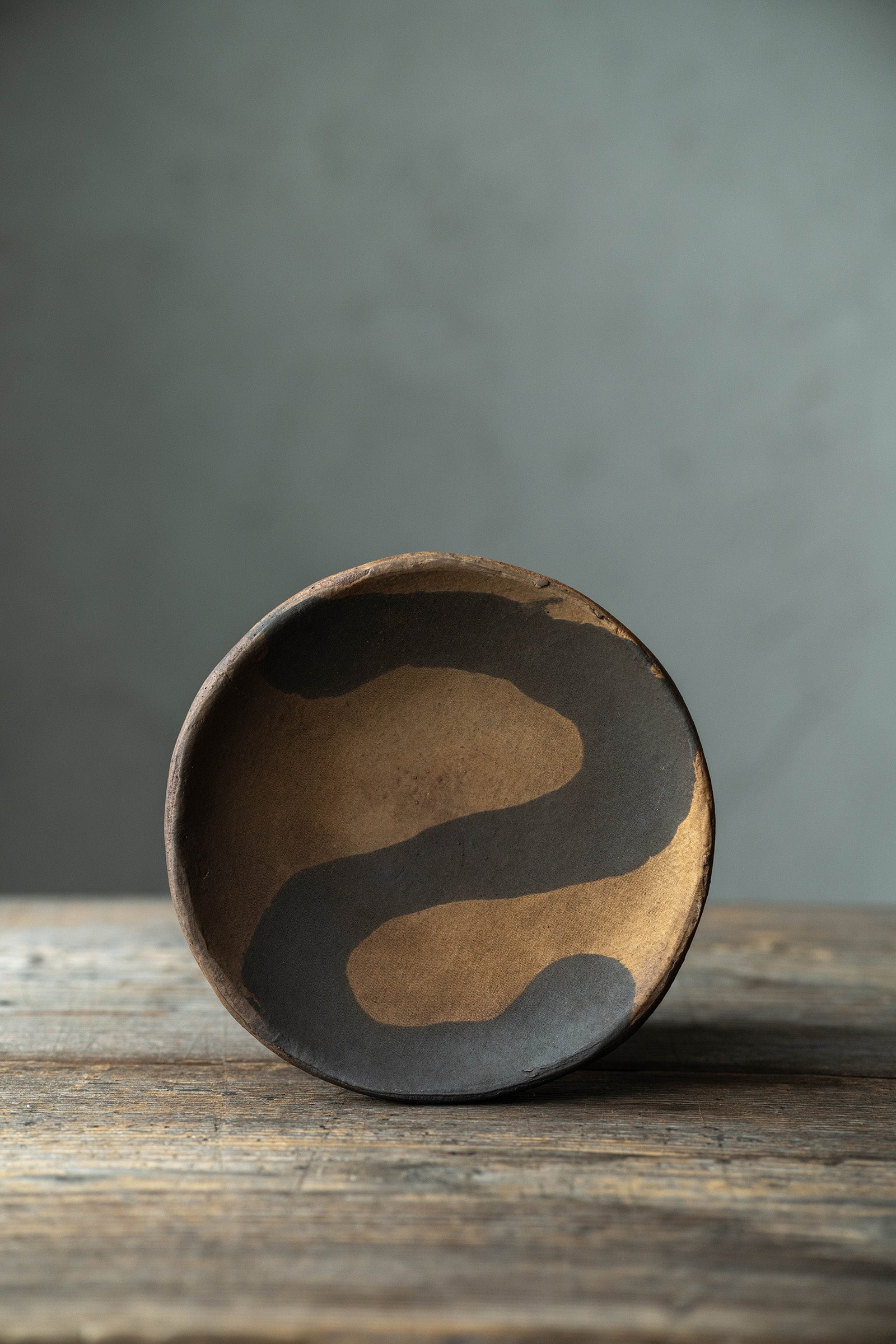 Yoji Yamada soft ceramic yellow pleated bowl, small size Y60-1, 3 pieces