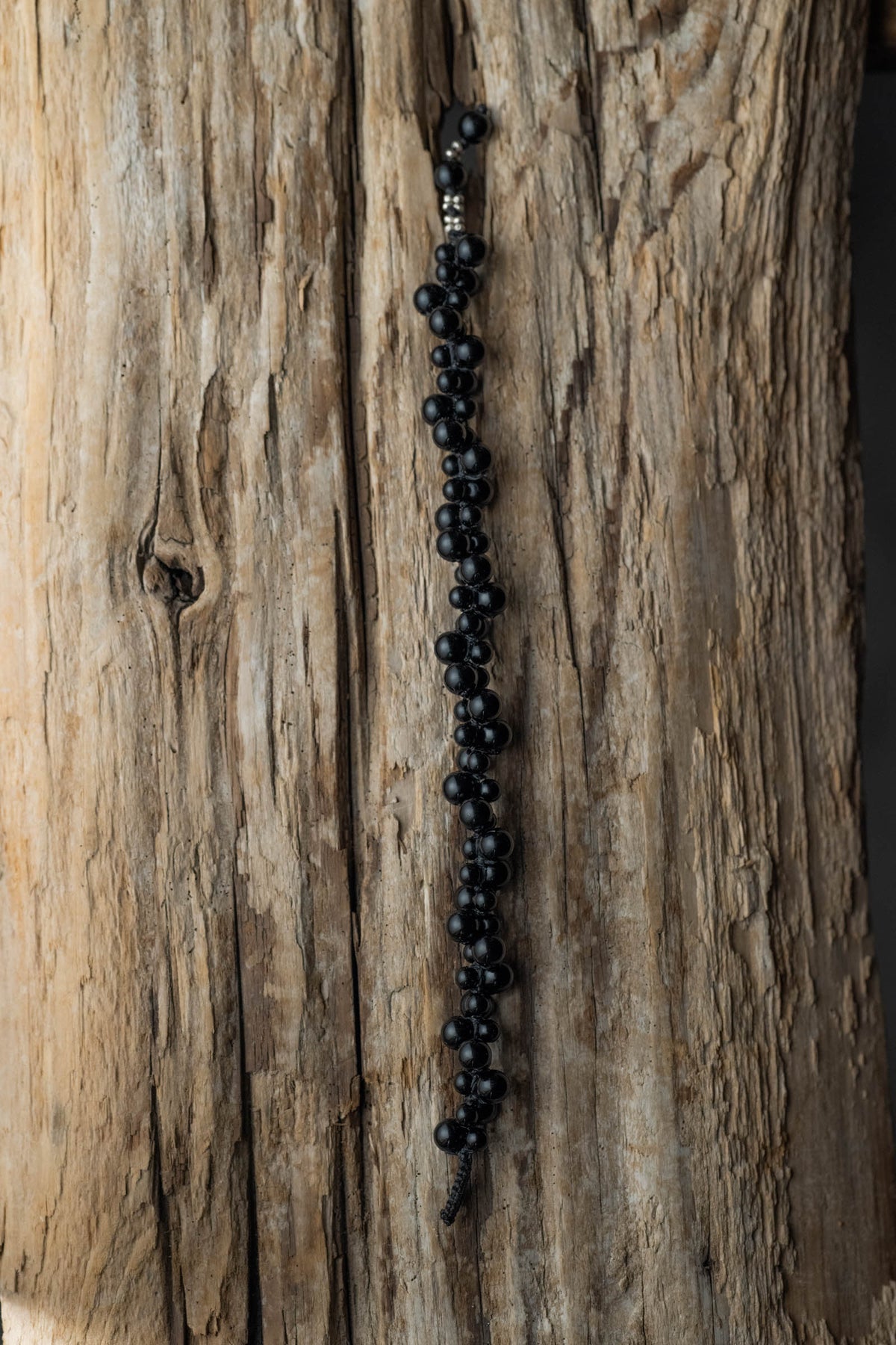 onyx beads bracelet  torus