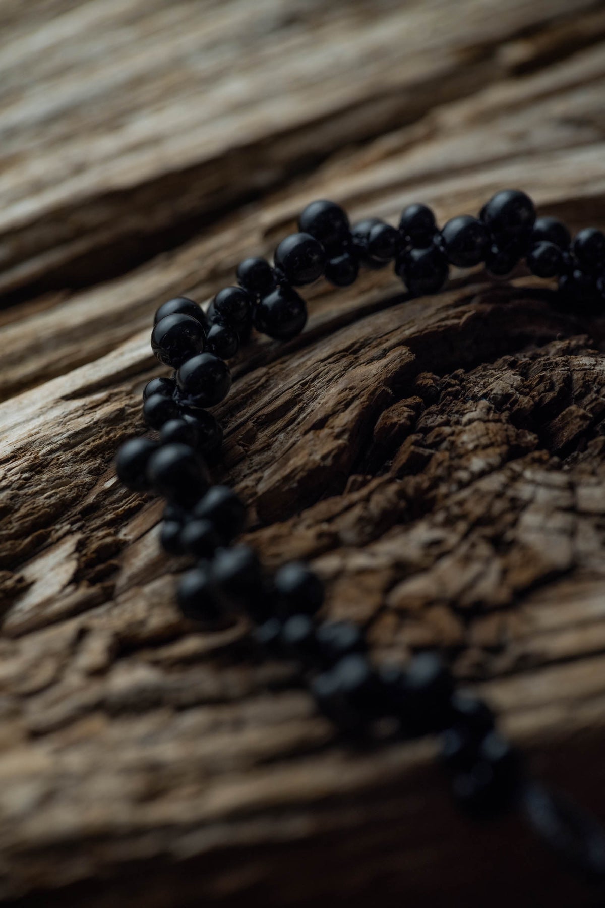 onyx beads bracelet  torus