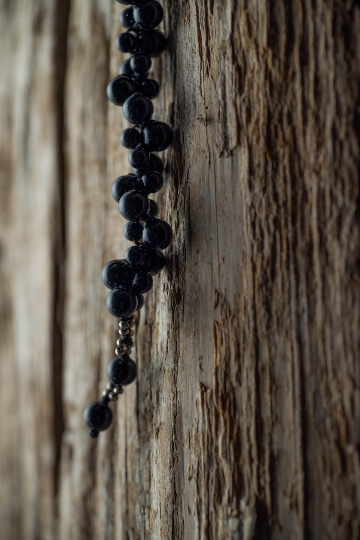 onyx beads bracelet  torus