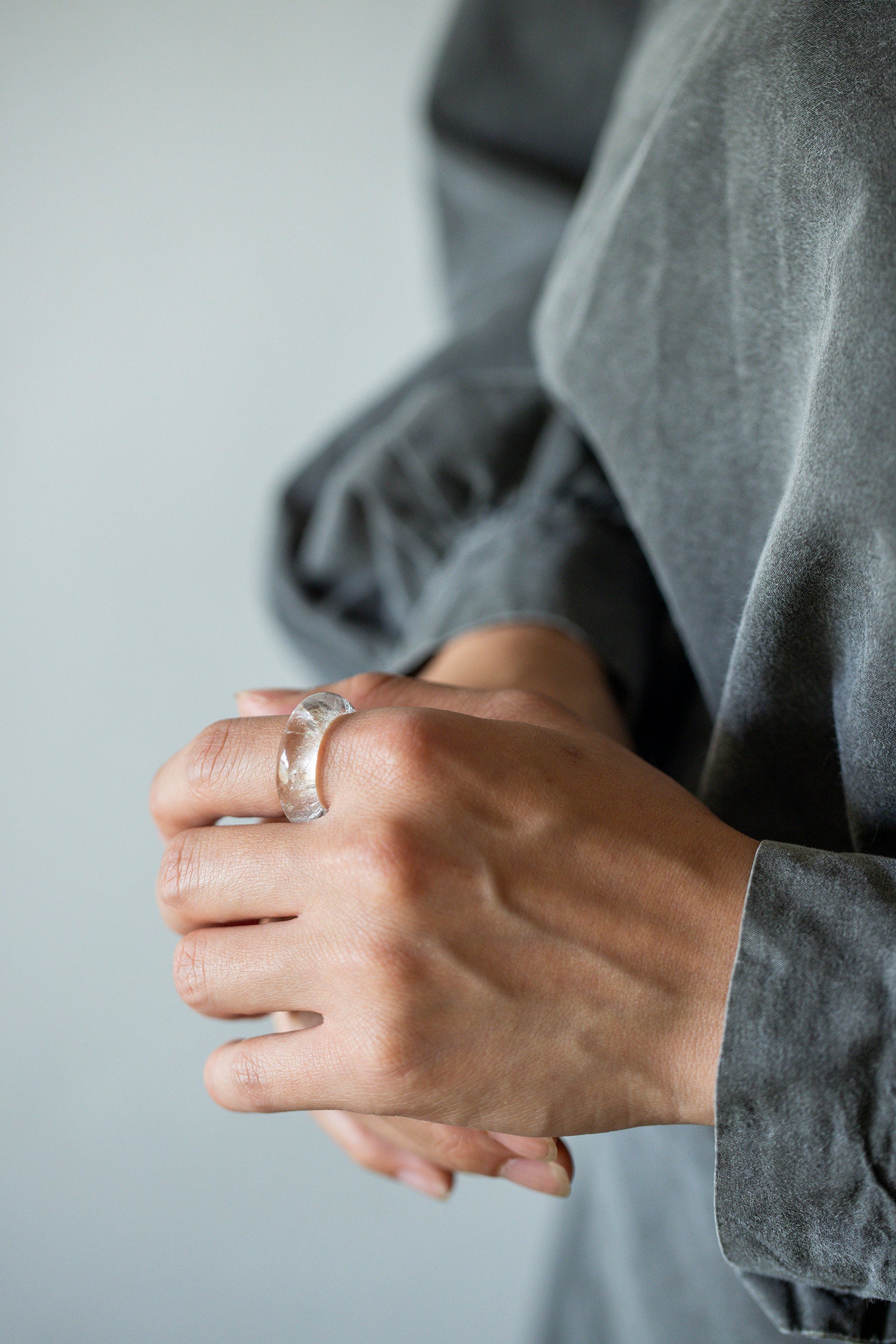crystal ring (flat)#15