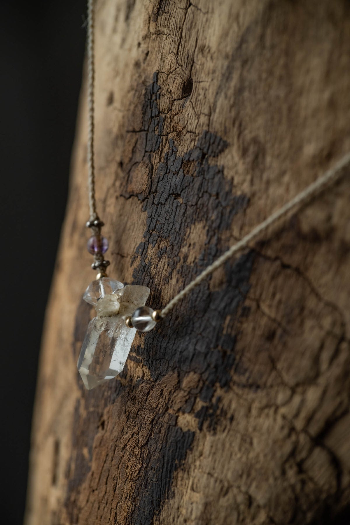 Rutile quartz ring (round)