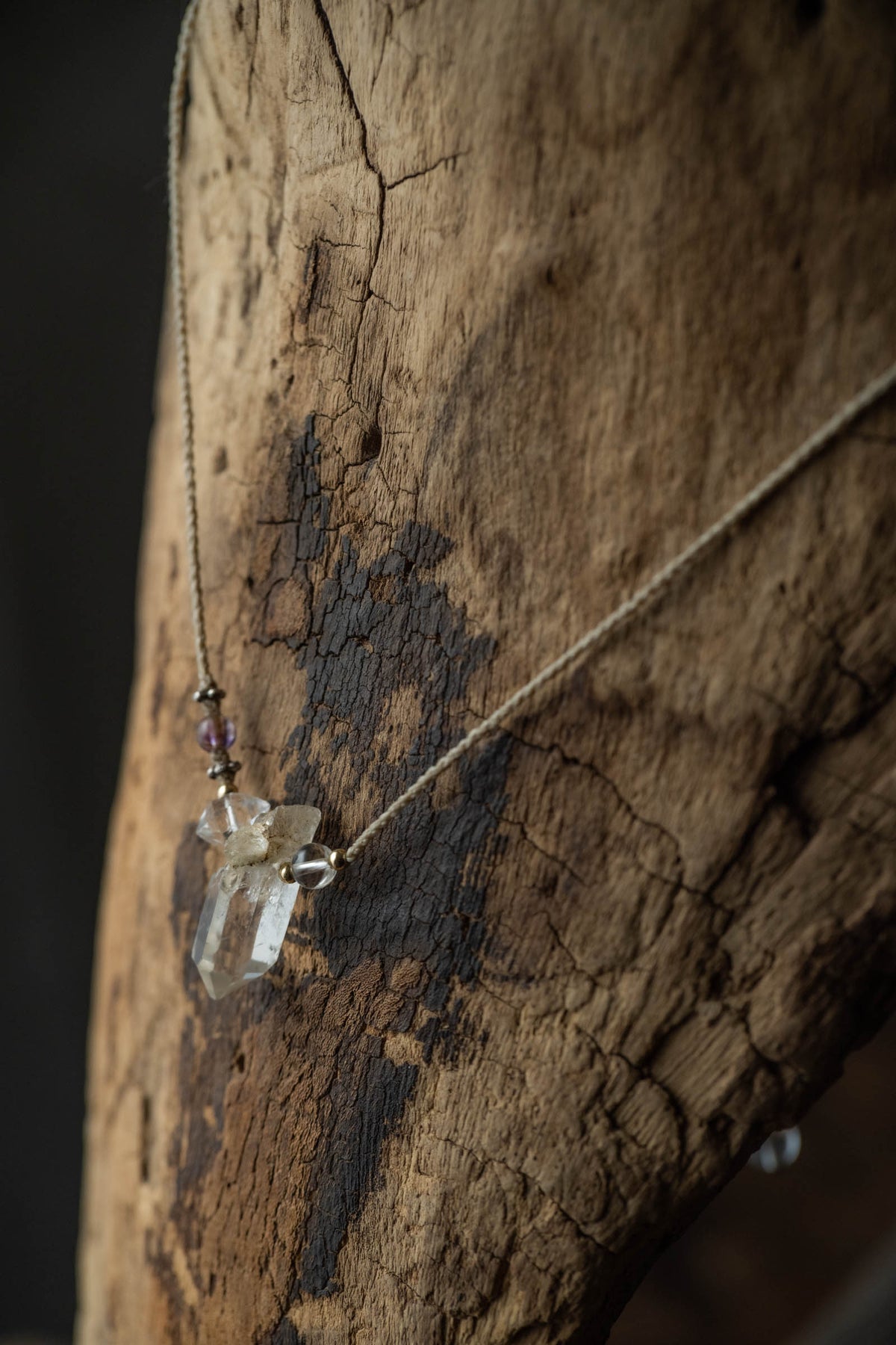 Rutile quartz ring (round)