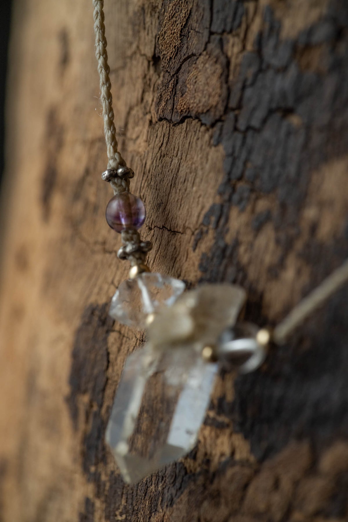 Rutile quartz ring (round)
