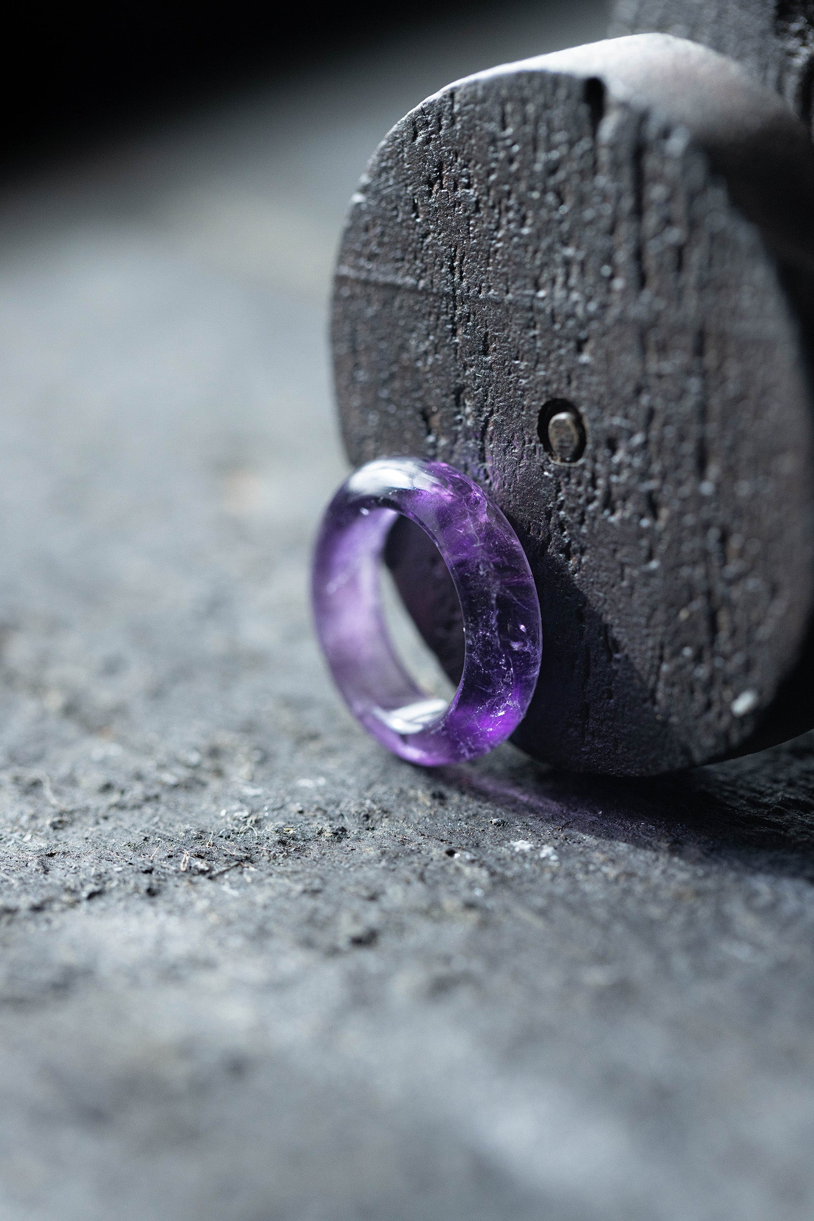 amethyst ring (flat)