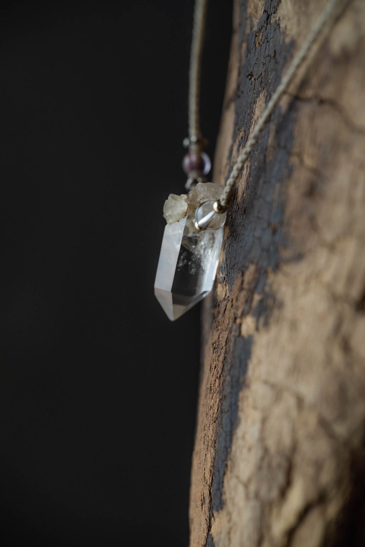 Rutile quartz ring (round)