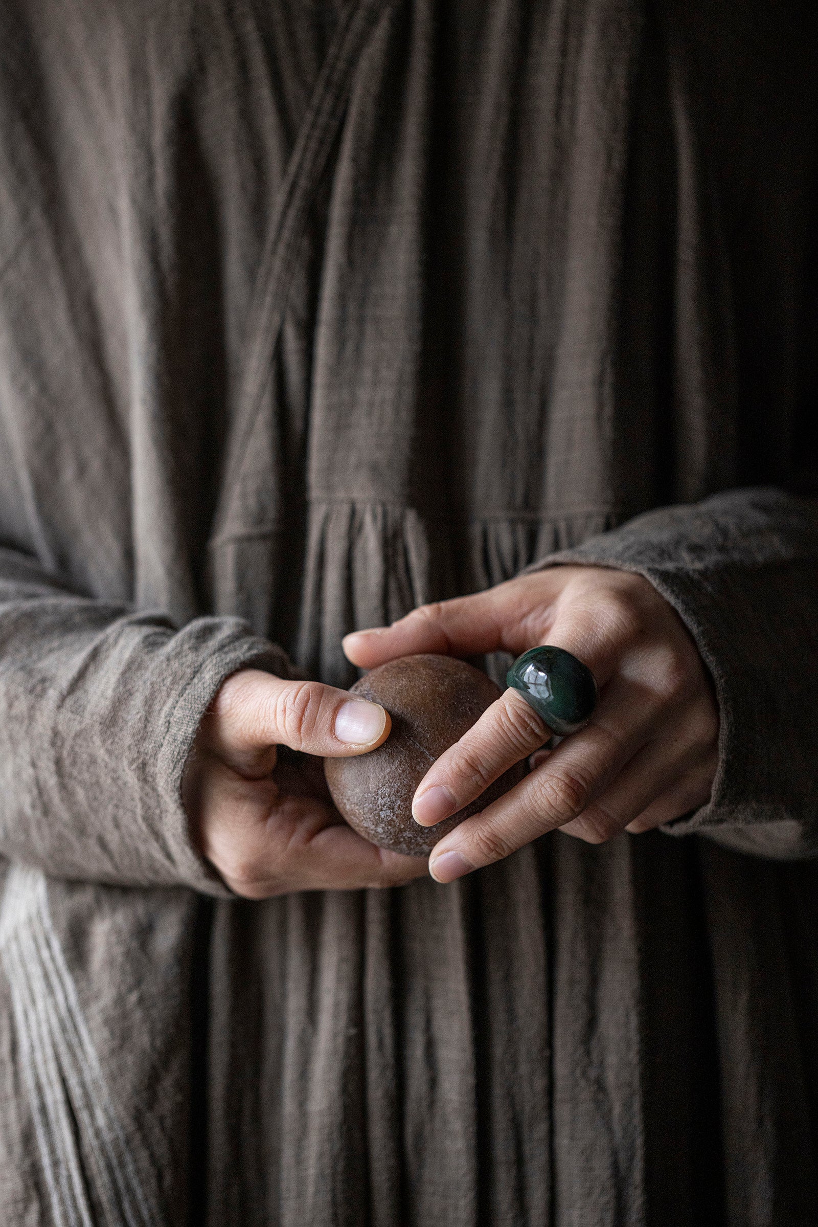 aventurinei ring (round)   #11