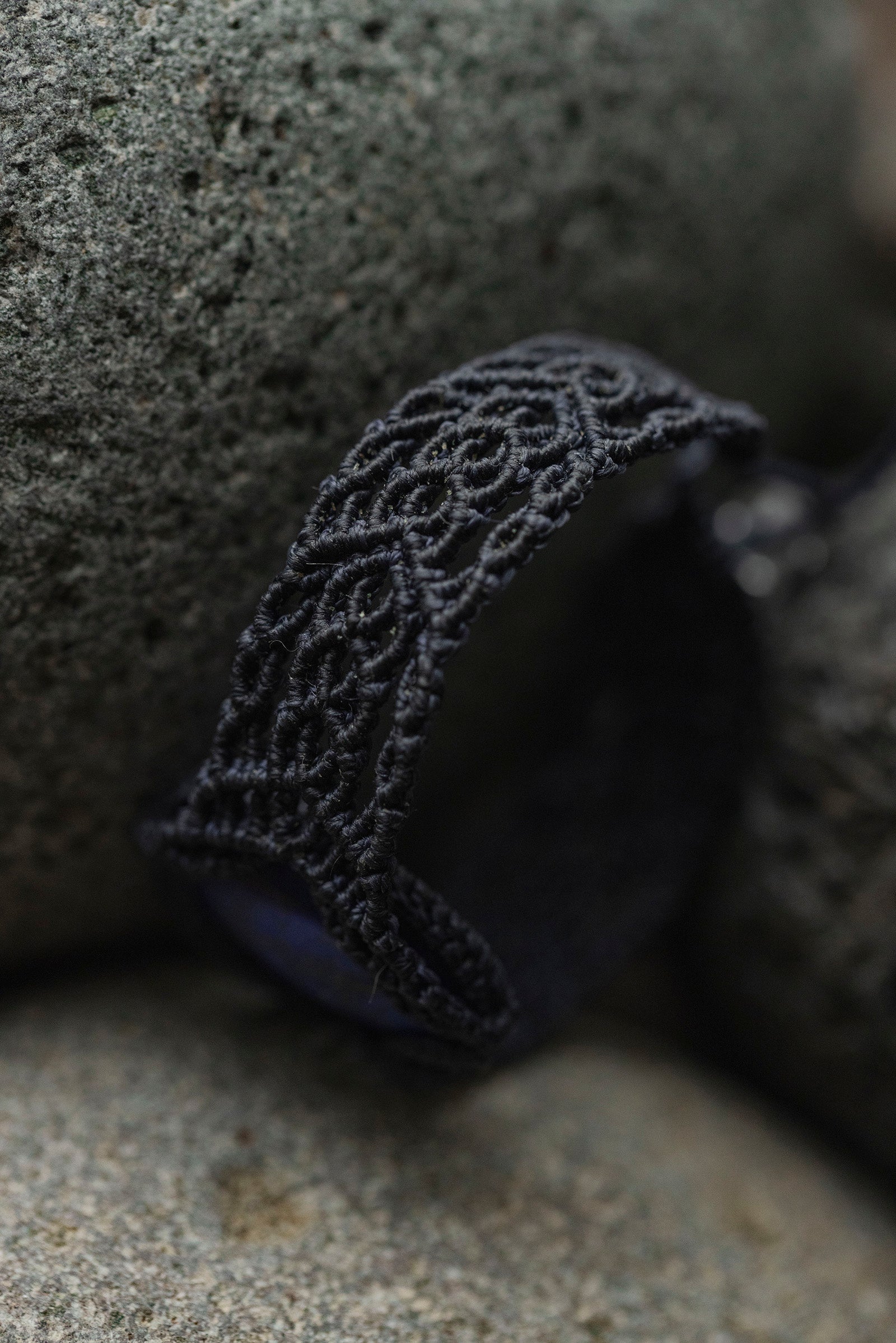 ✨yasuhide ono ラブラドライト　マクラメブレスレット✨ macrame bracelet ( Lapis Lazuli )