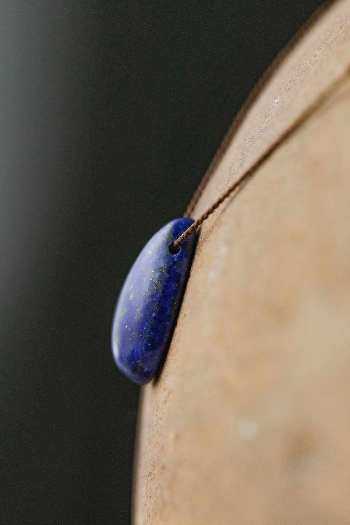 silk cord necklace (elestial quartz)