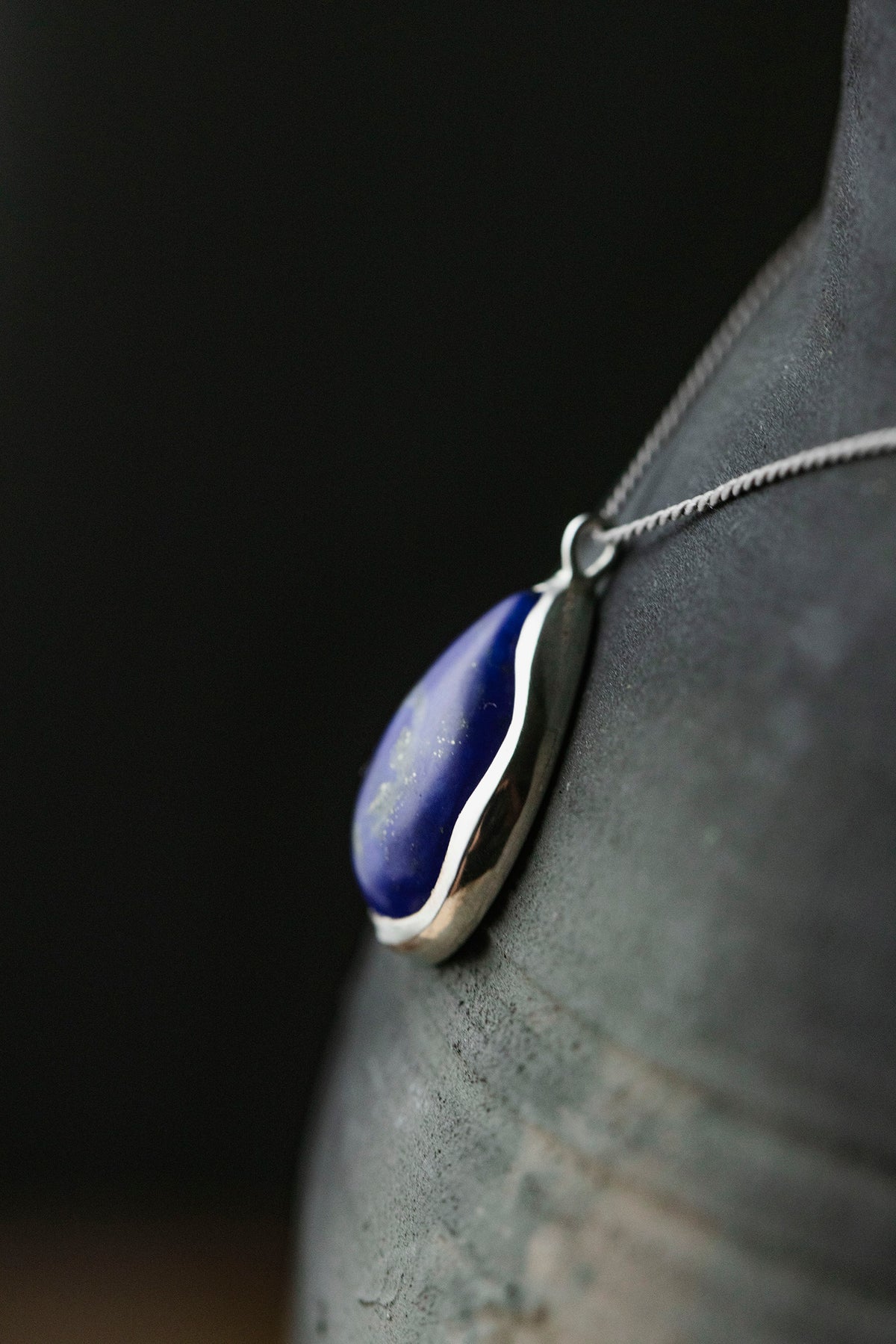 silk cord necklace (elestial quartz)