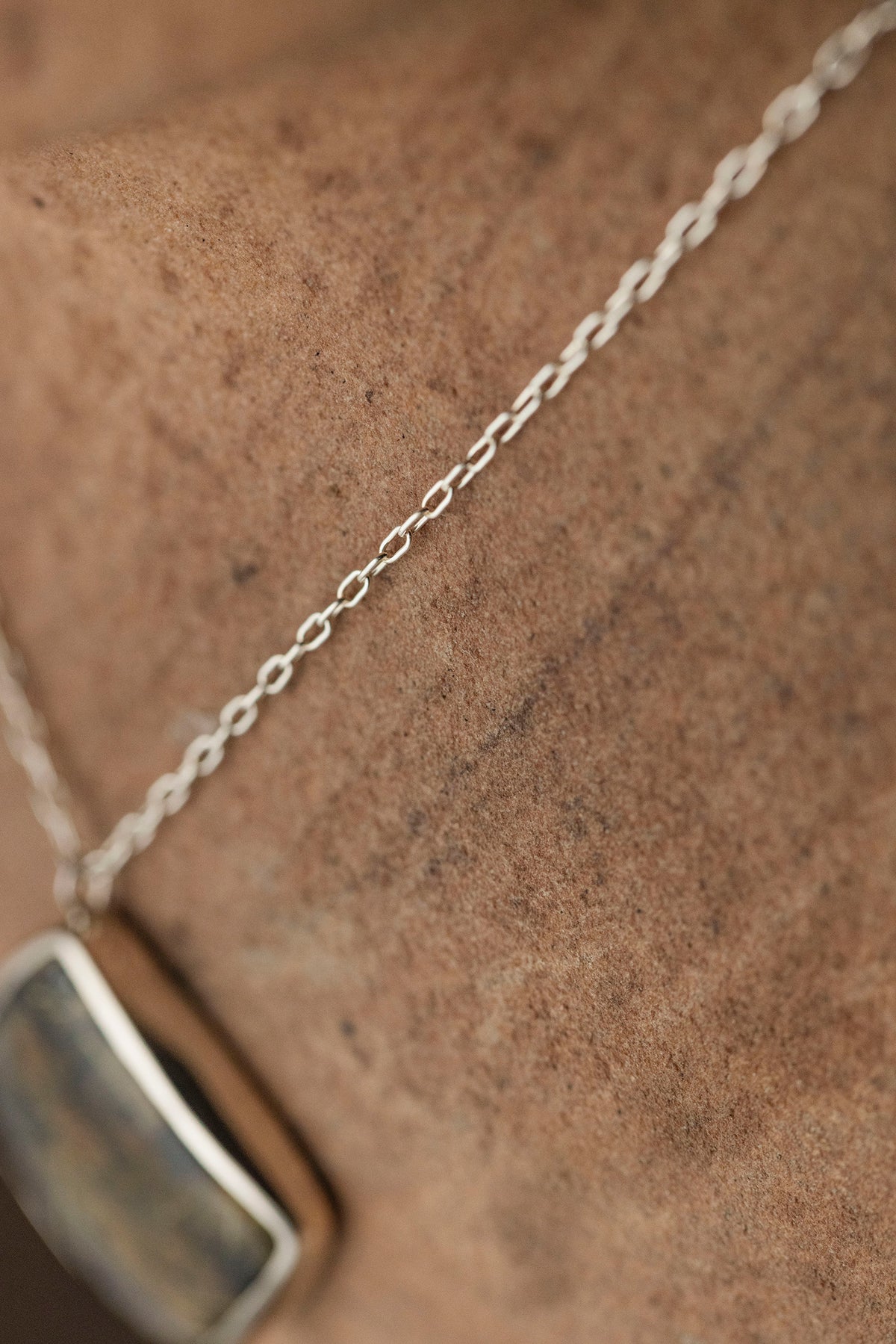 silver necklace  silver top ( rutilated quartz )