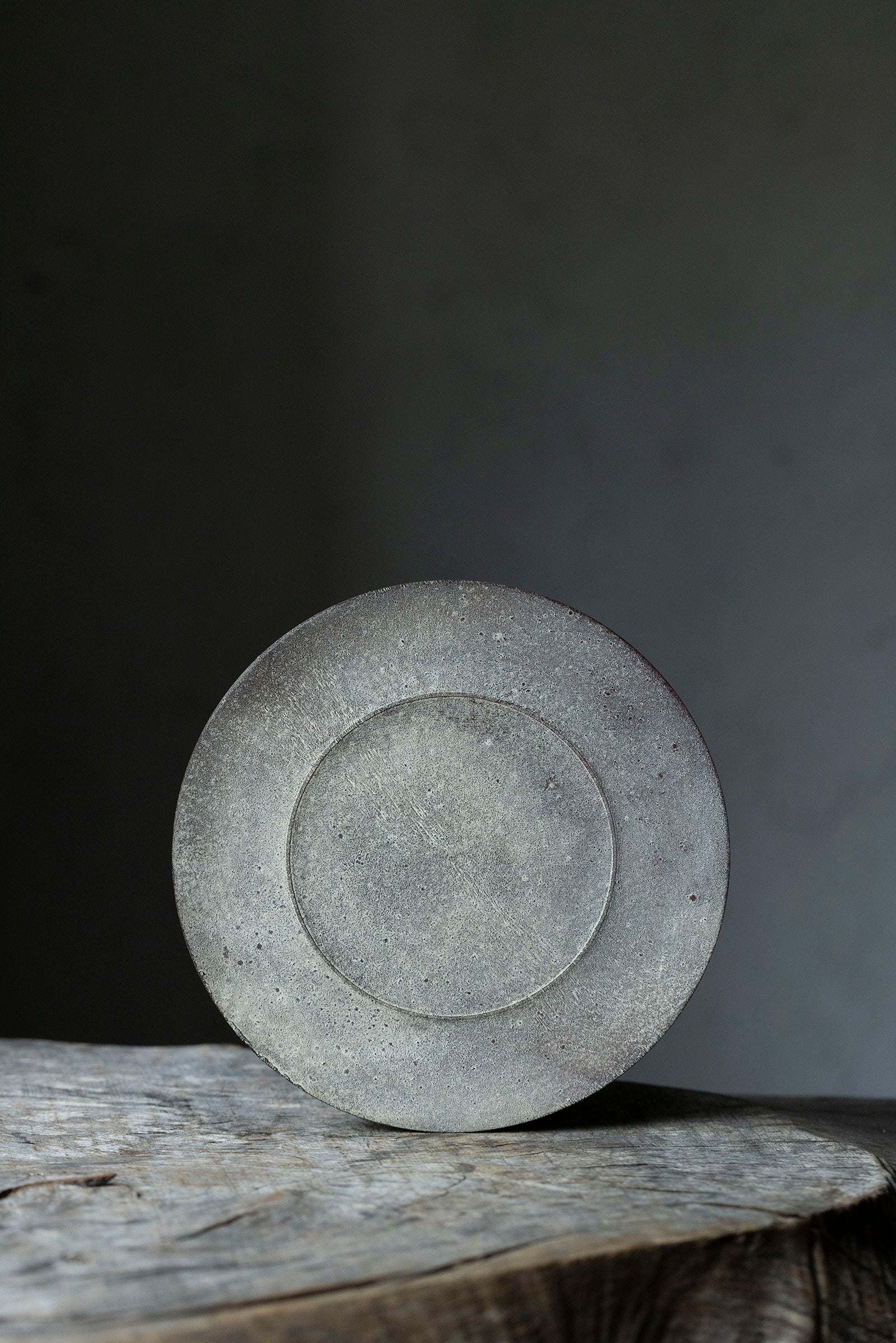 督田昌巳  リム平皿 497