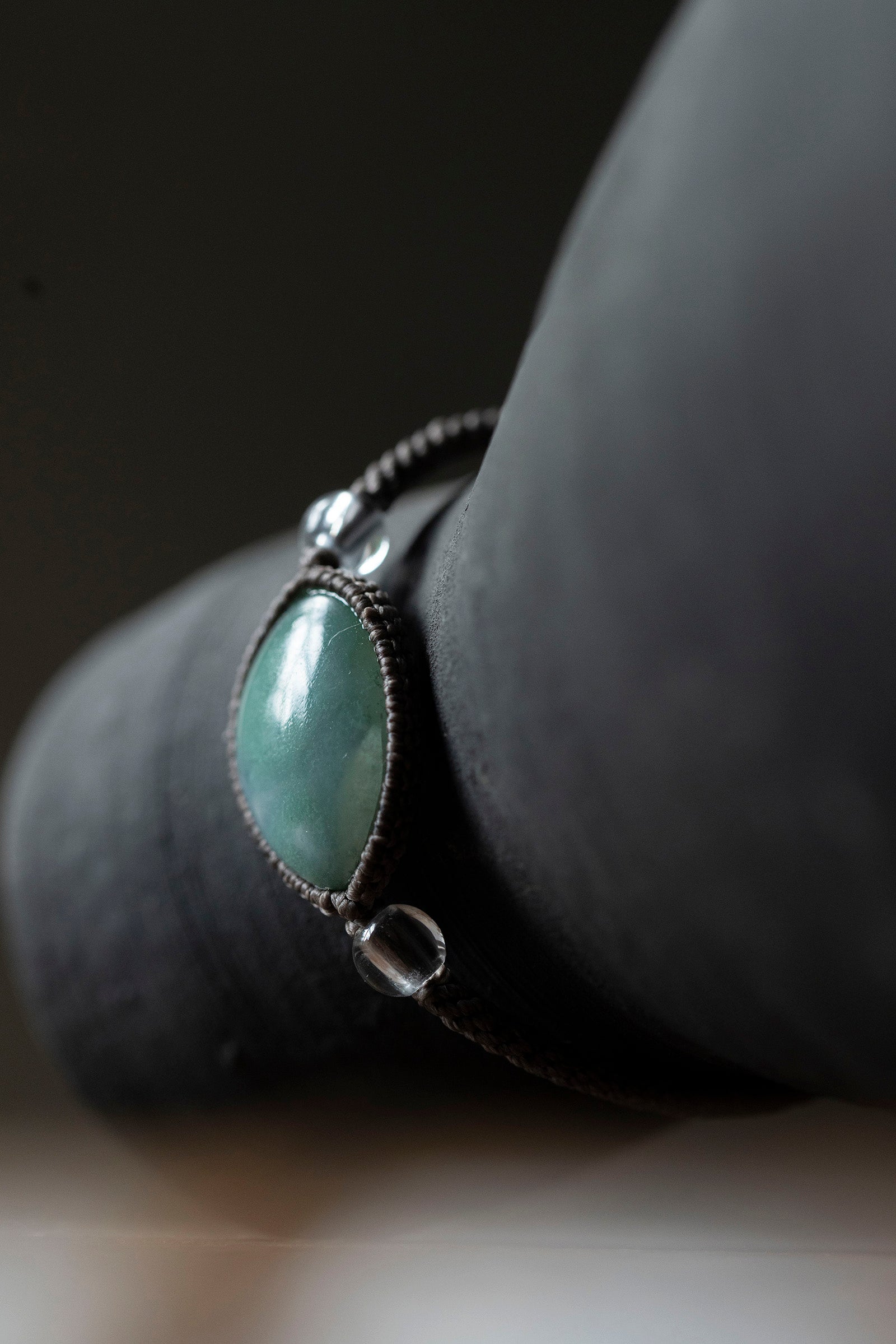 macrame bracelet (aquaprase)